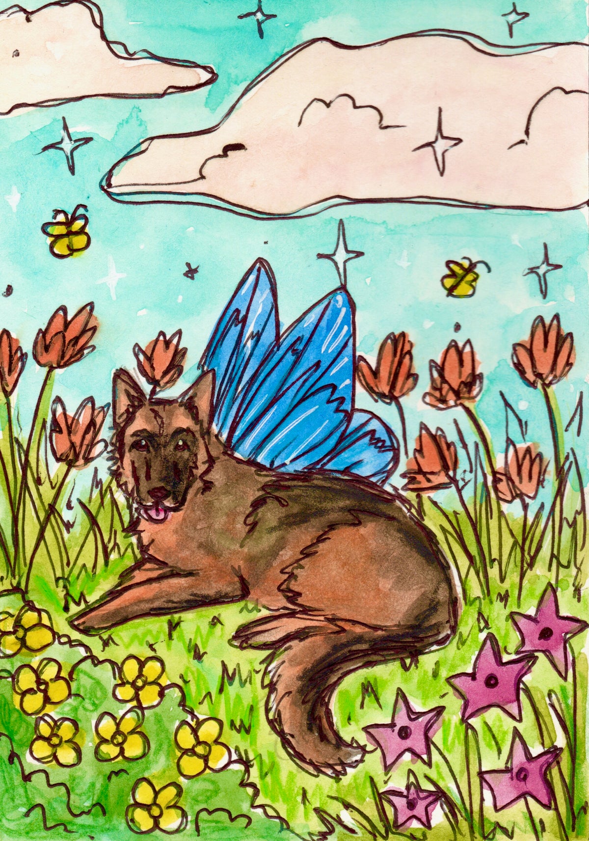 Pet Art - Custom Doodle Pawtrait