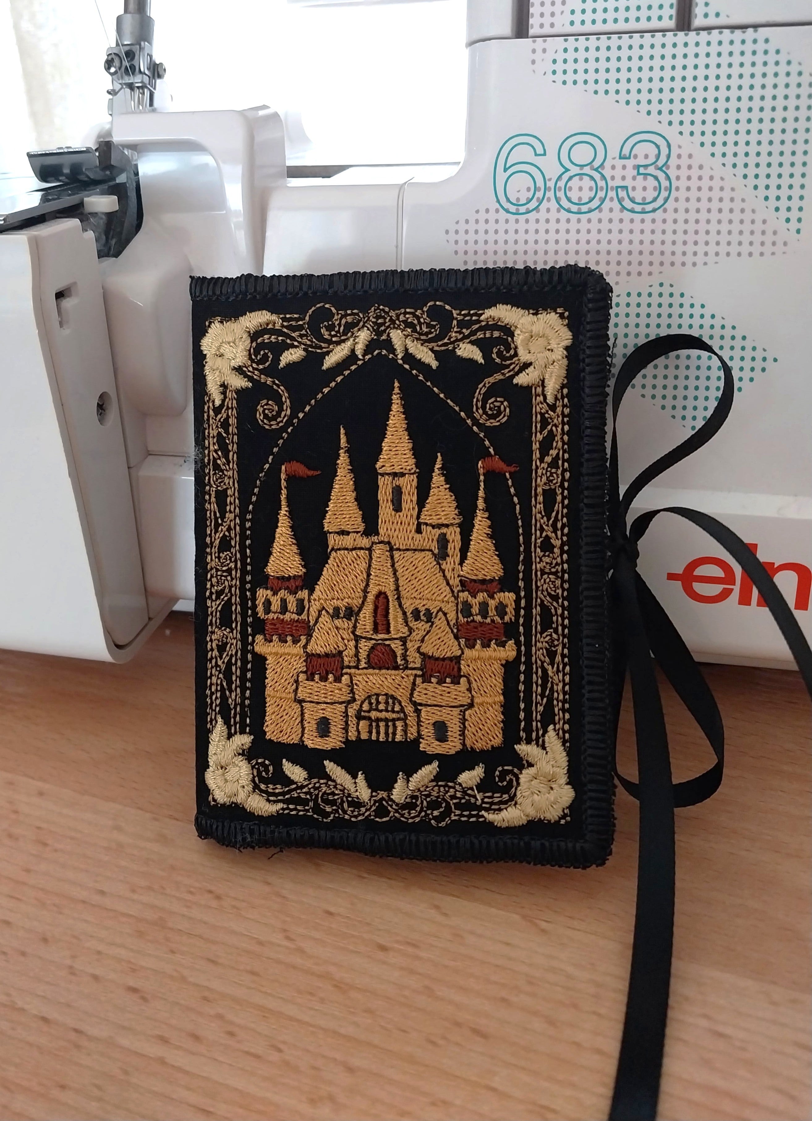 Fairytale Castle Black Needle/Backpack Pins Book