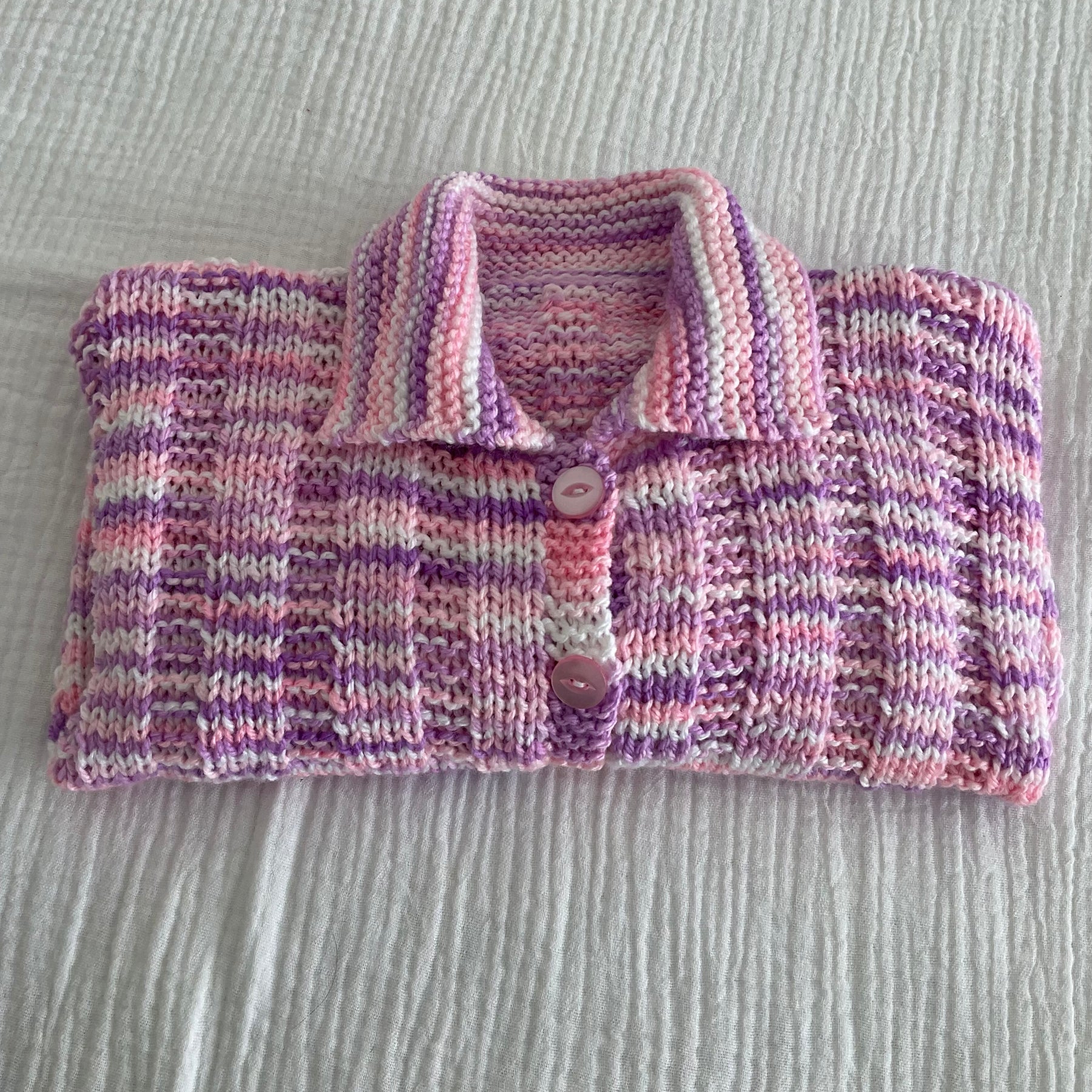 Pretty in Pink Cardigan, Size is 6-12months
