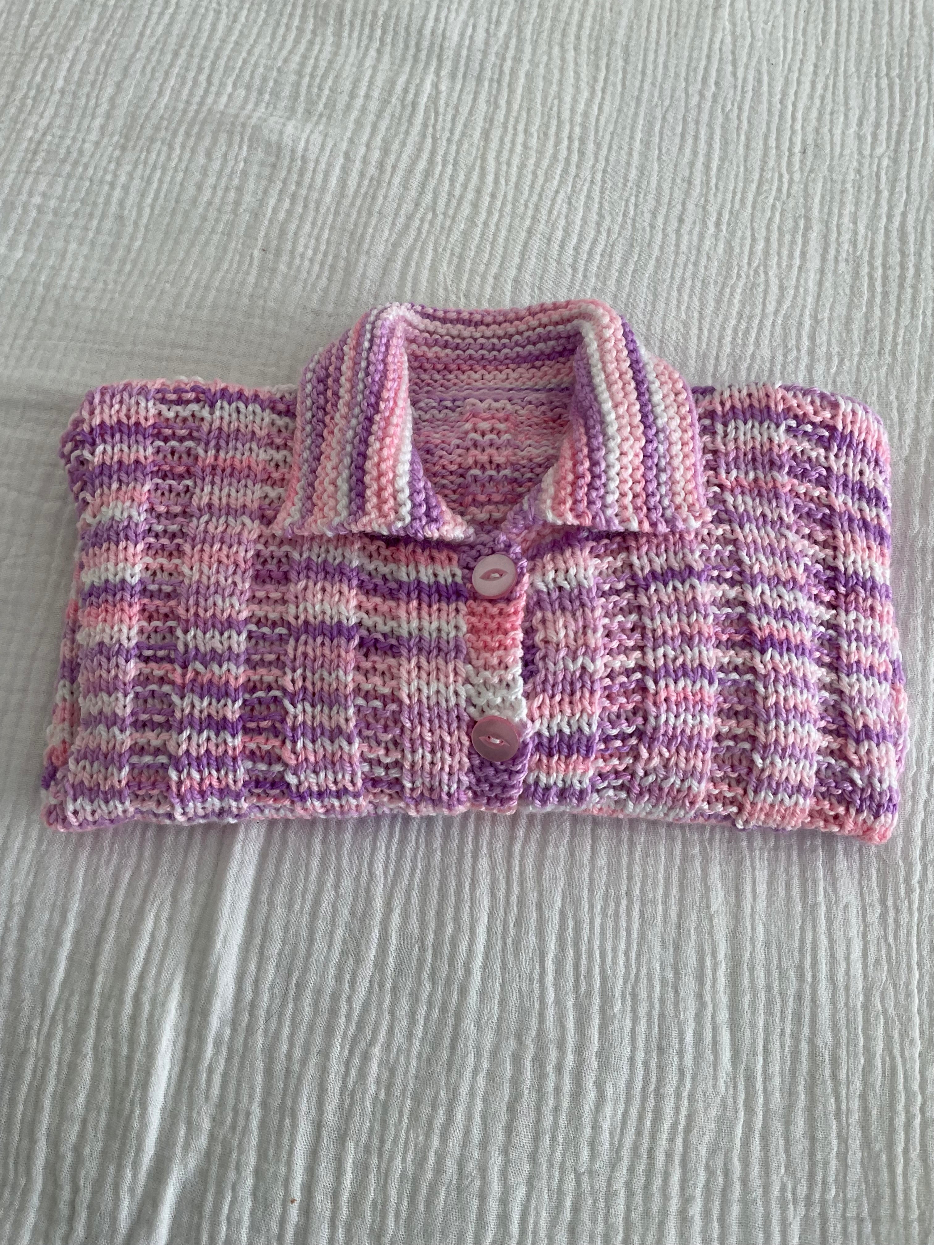 Pretty in Pink Cardigan, Size is 6-12months