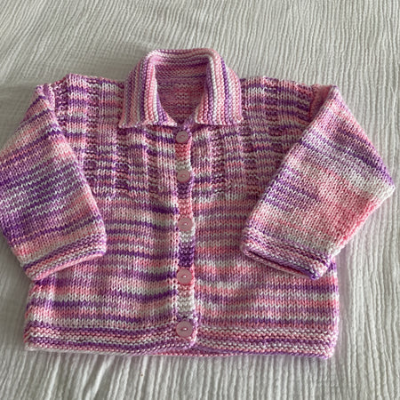 Pretty in Pink Cardigan, Size is 6-12months