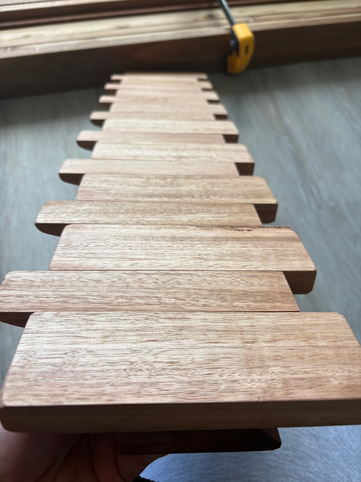 No.2 Tasmanian oak Piano style Coatrack