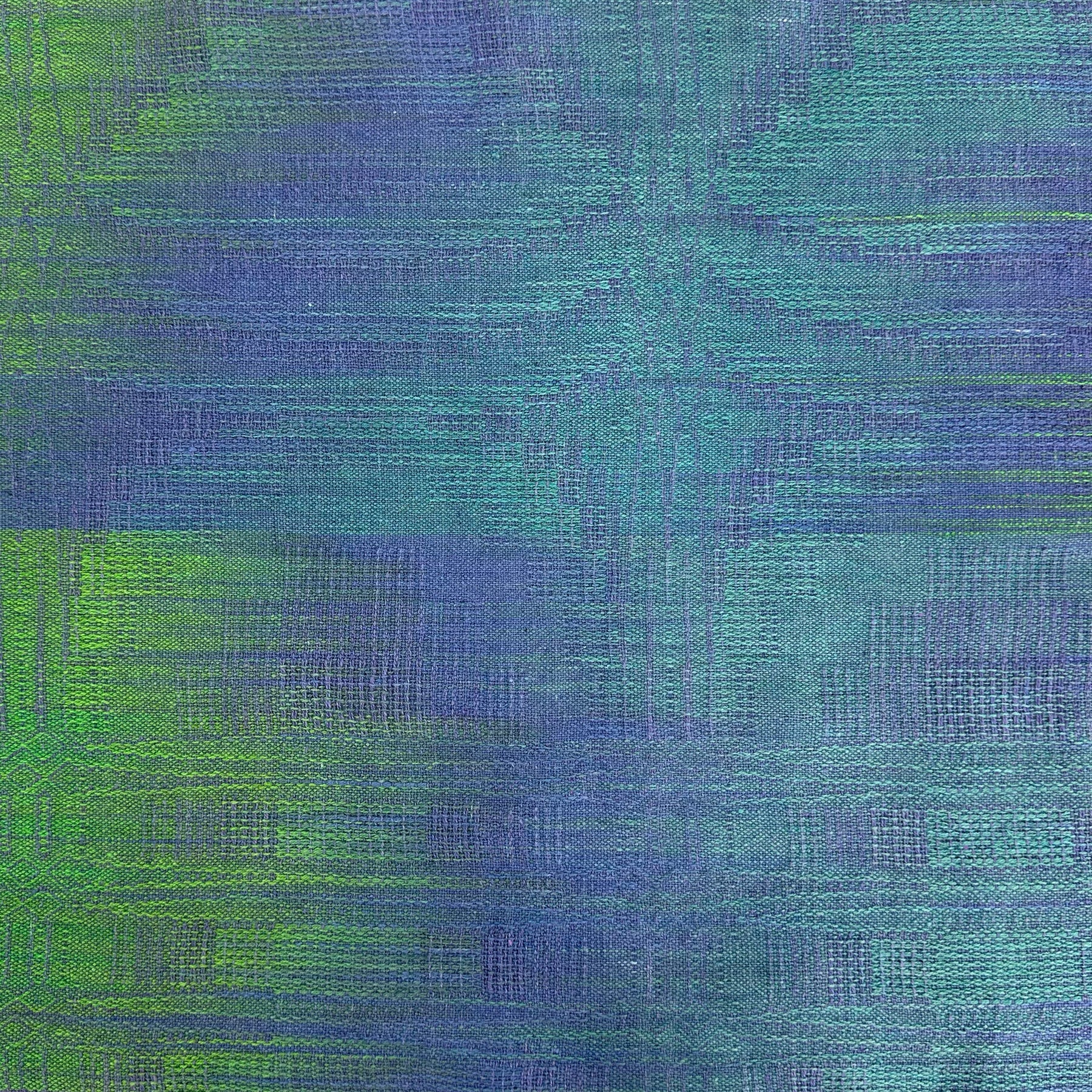 Hand-Dyed and Handwoven Linen/Cotton Tea Towels (Lilac weft)