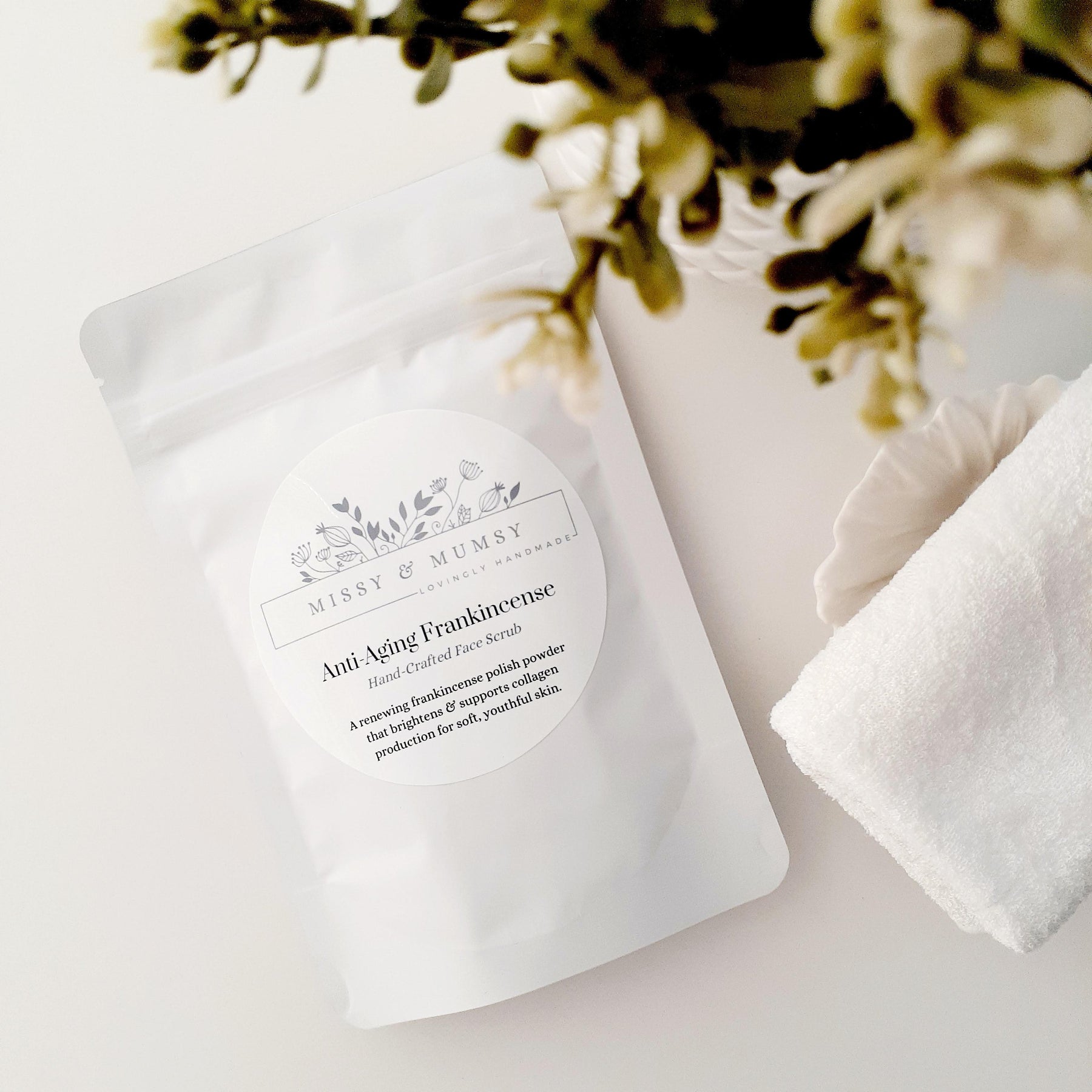 Grapefruit Face Scrub, Exfoliating Facial Polish, Brightening Natural Skincare, Anti-Aging