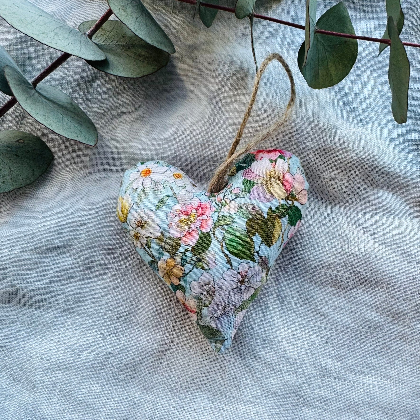Romantic Hearts - handmade with wool filling