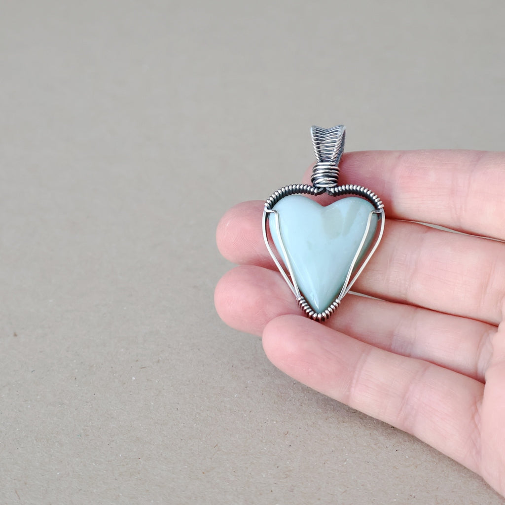 Handcrafted Mtorolite Pendant - Calm Heart Talisman