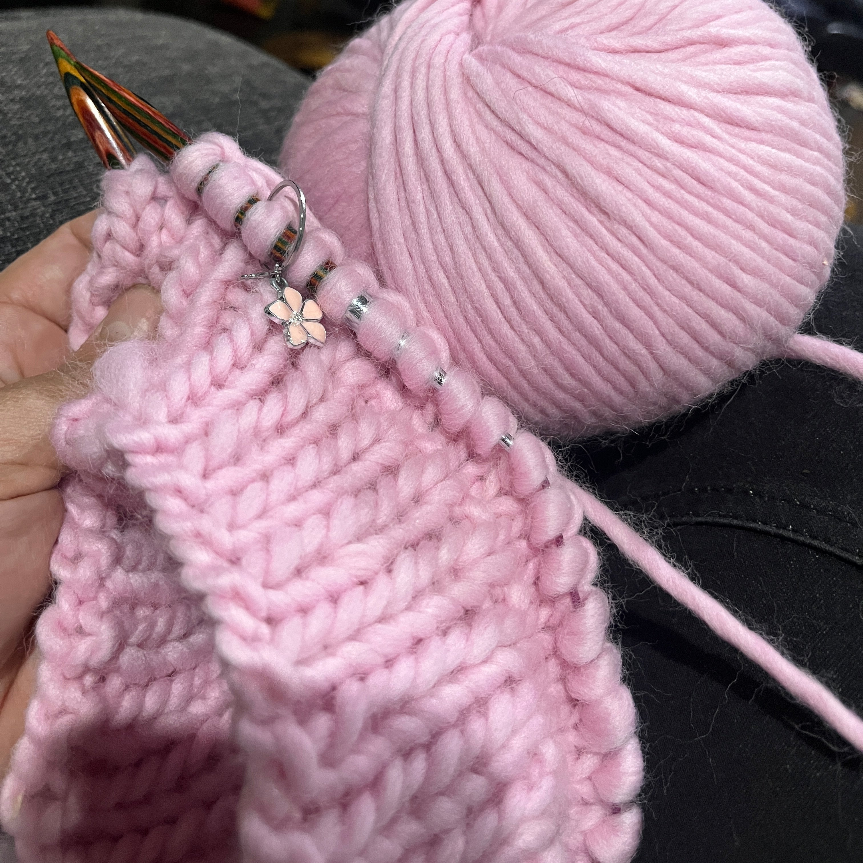 Bunny ears 100% wool kids beanie