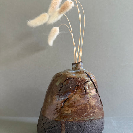Ceramic rock vase