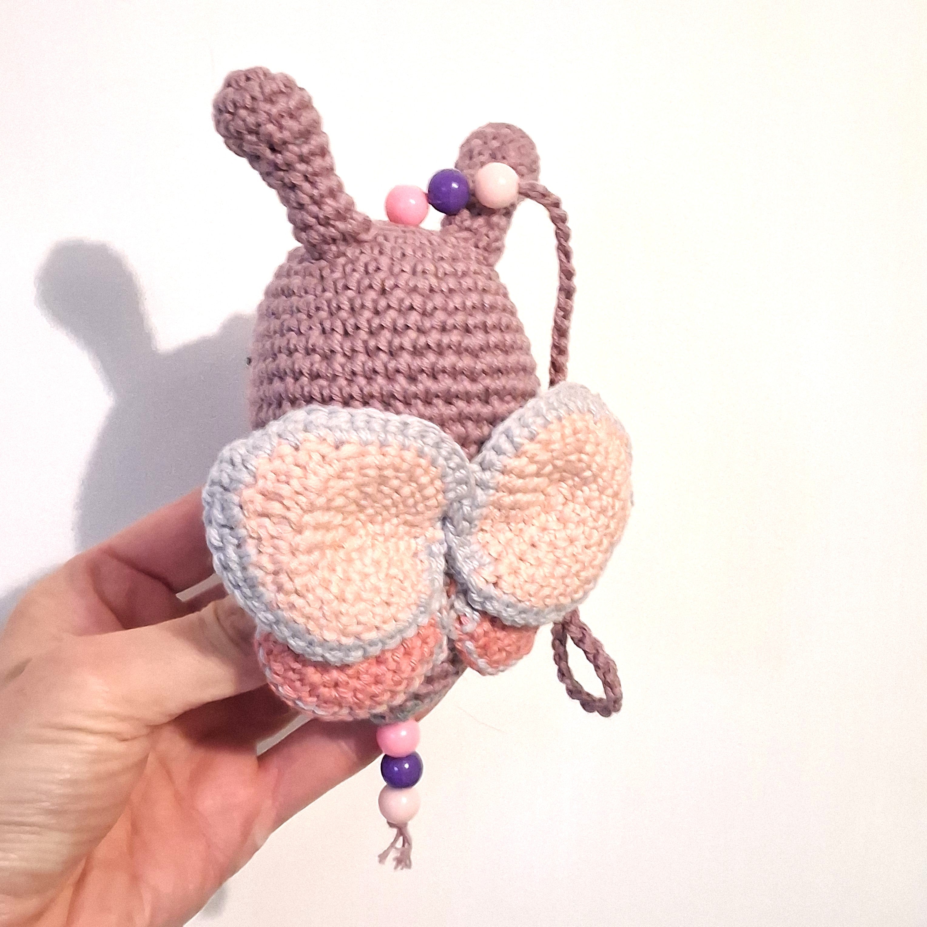 Handmade Crochet Butterfly Mobile/Hanger