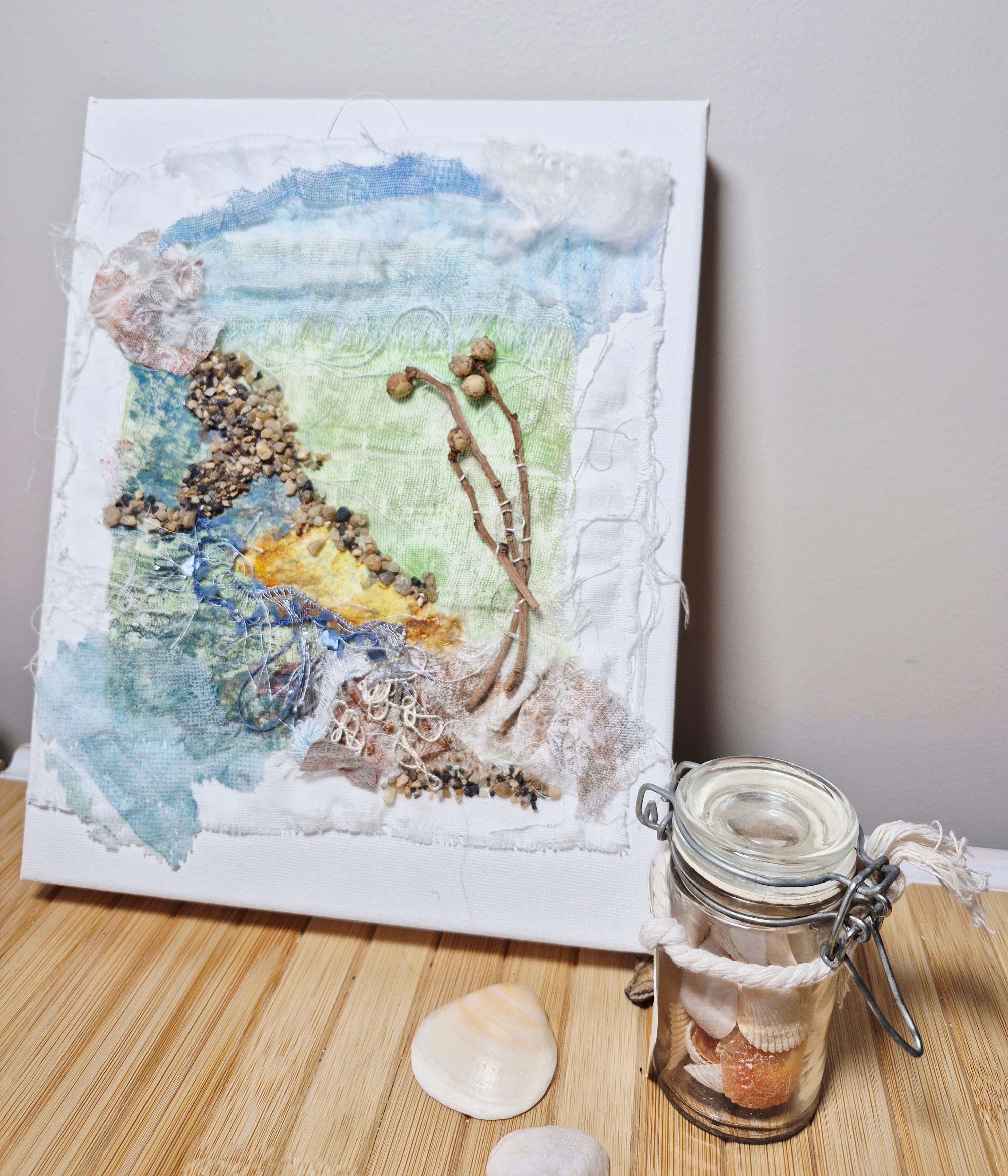 Stormy Days Mixed media artwork