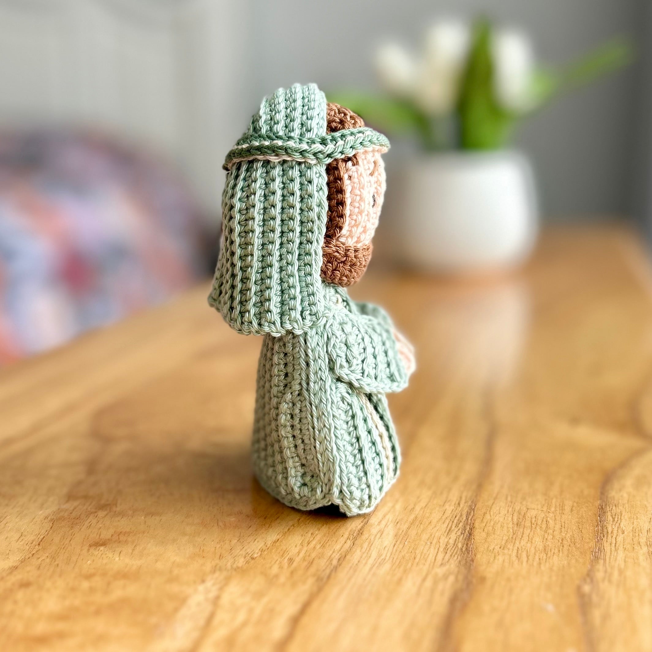 Crochet Nativity Set | Mary, Joseph & Baby Jesus | Christmas Pretend Play