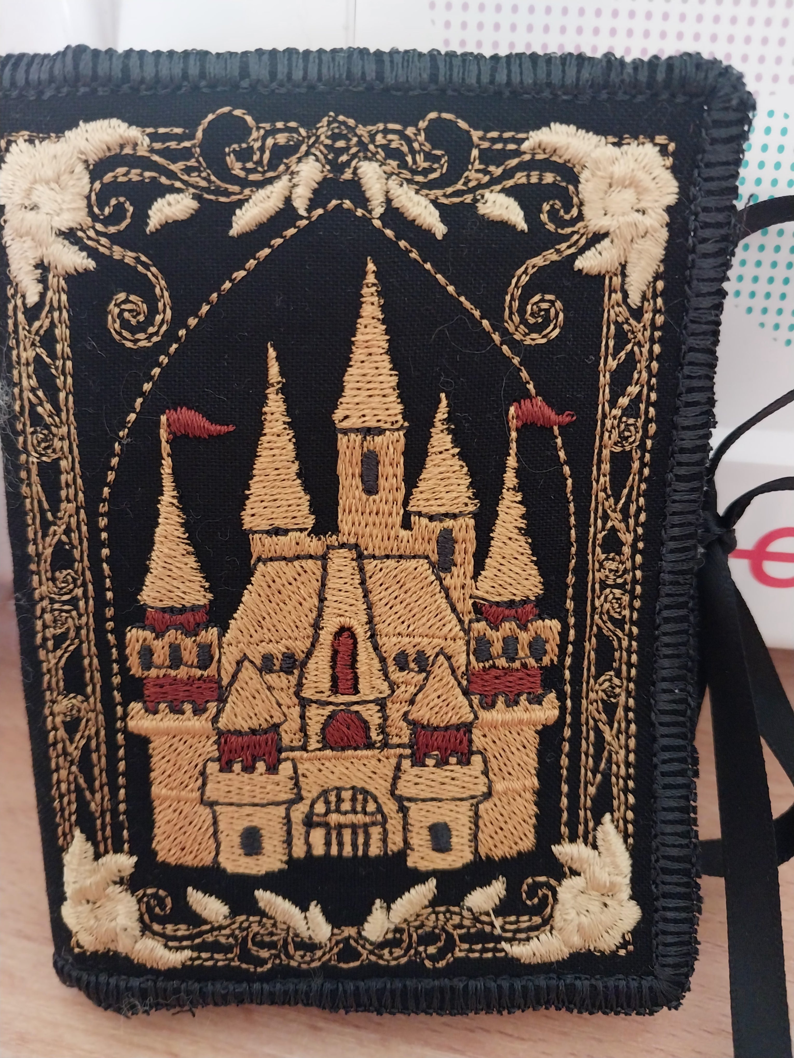 Fairytale Castle Black Needle/Backpack Pins Book