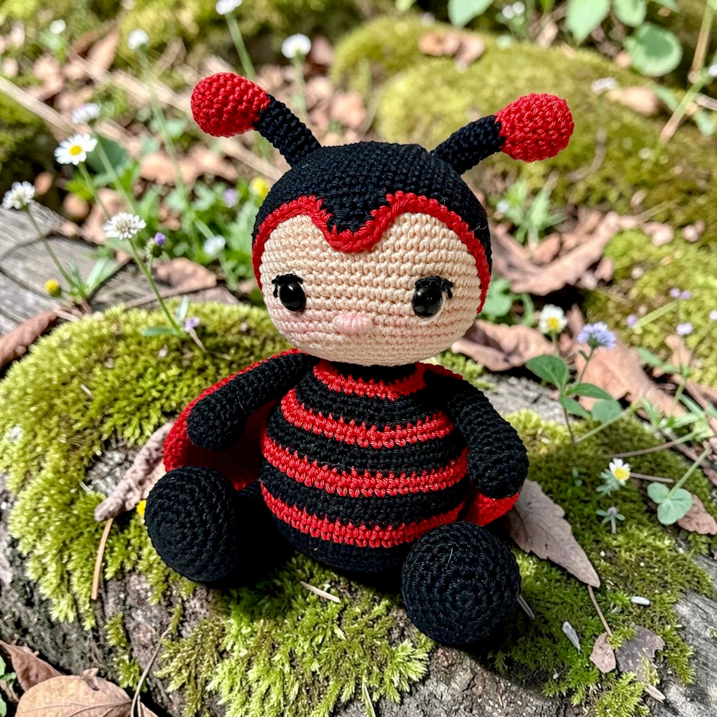 Crochet Winged Insect — Whimsical Woodland Friend 🐝✨
