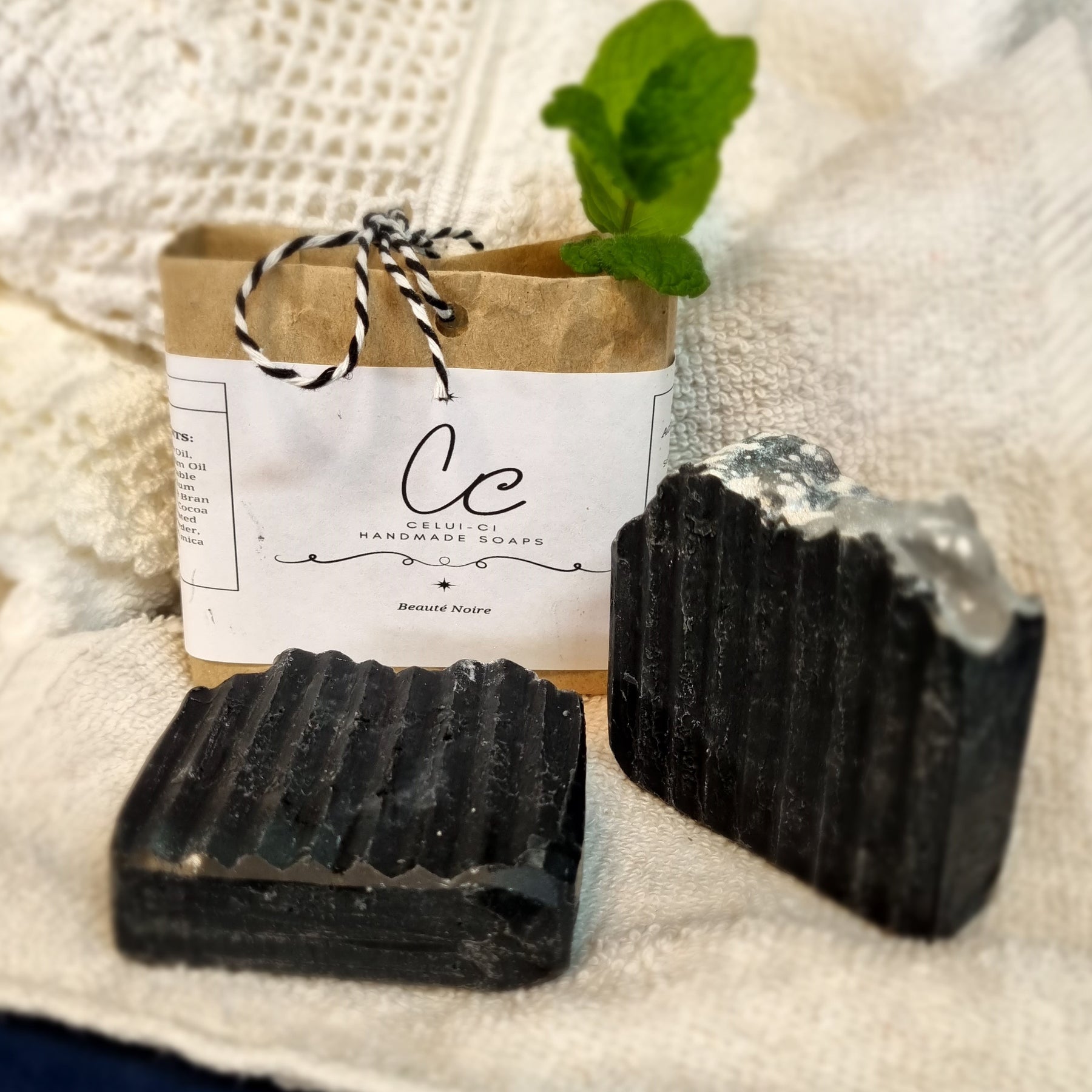 Handmade Scented Soap with Activated Charcoal
