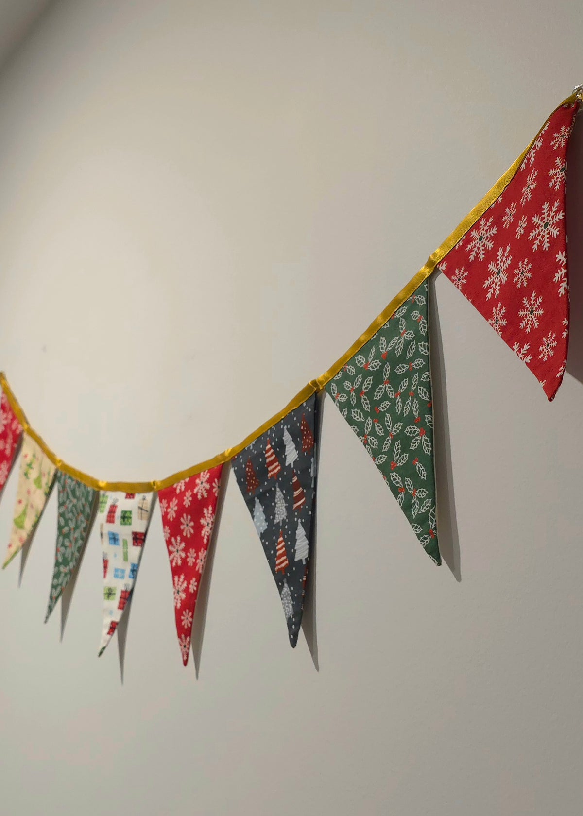 Unique Christmas Bunting: Handmade Holiday Keepsake