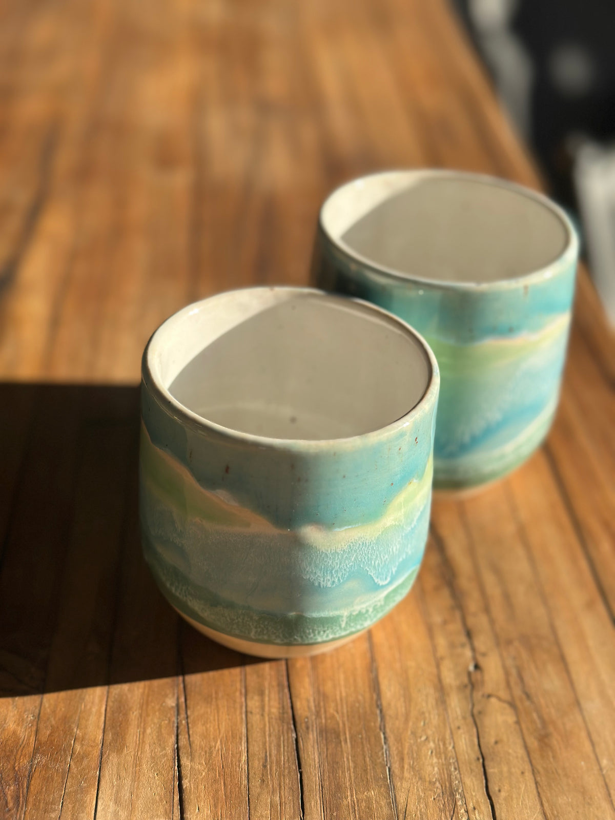 Coastal Waters | Handmade Ceramic Tumblers | 350ml & 450ml