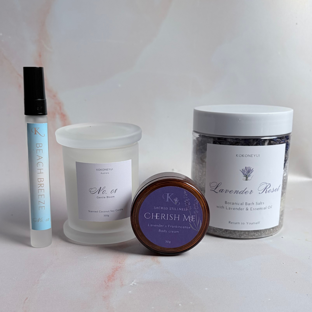 Bath Ritual Box — Soft Bath | Lavender, Honeysuckle & Coastal Gift Set