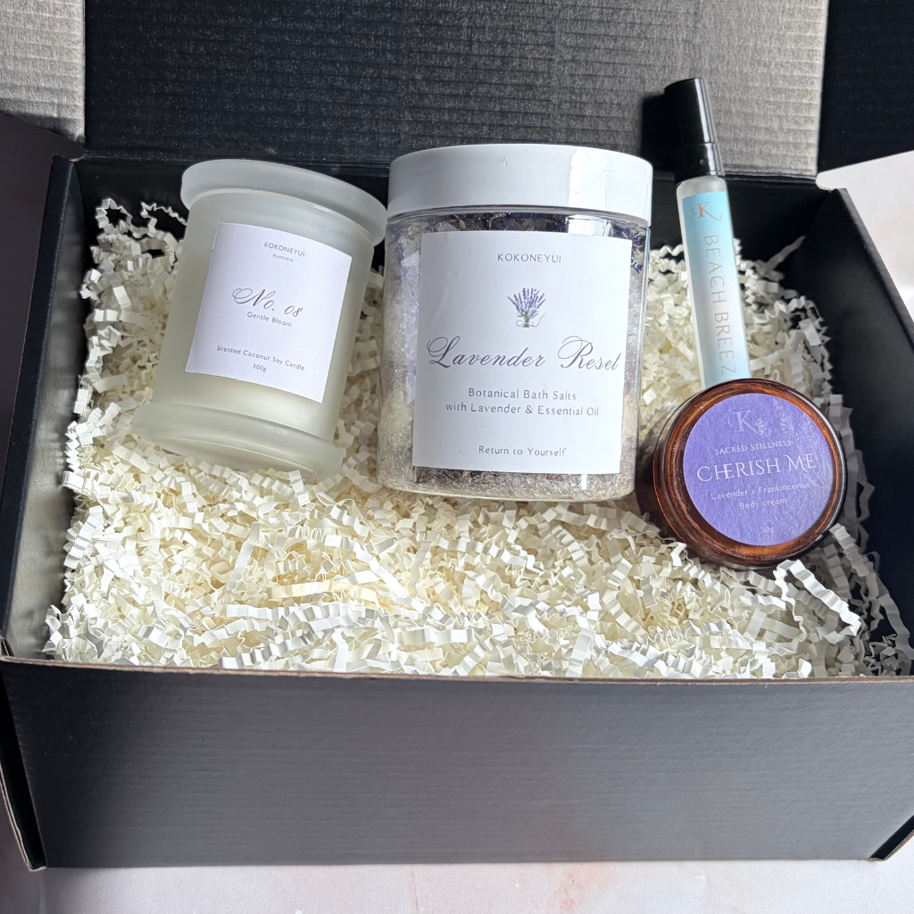 Bath Ritual Box — Soft Bath | Lavender, Honeysuckle & Coastal Gift Set