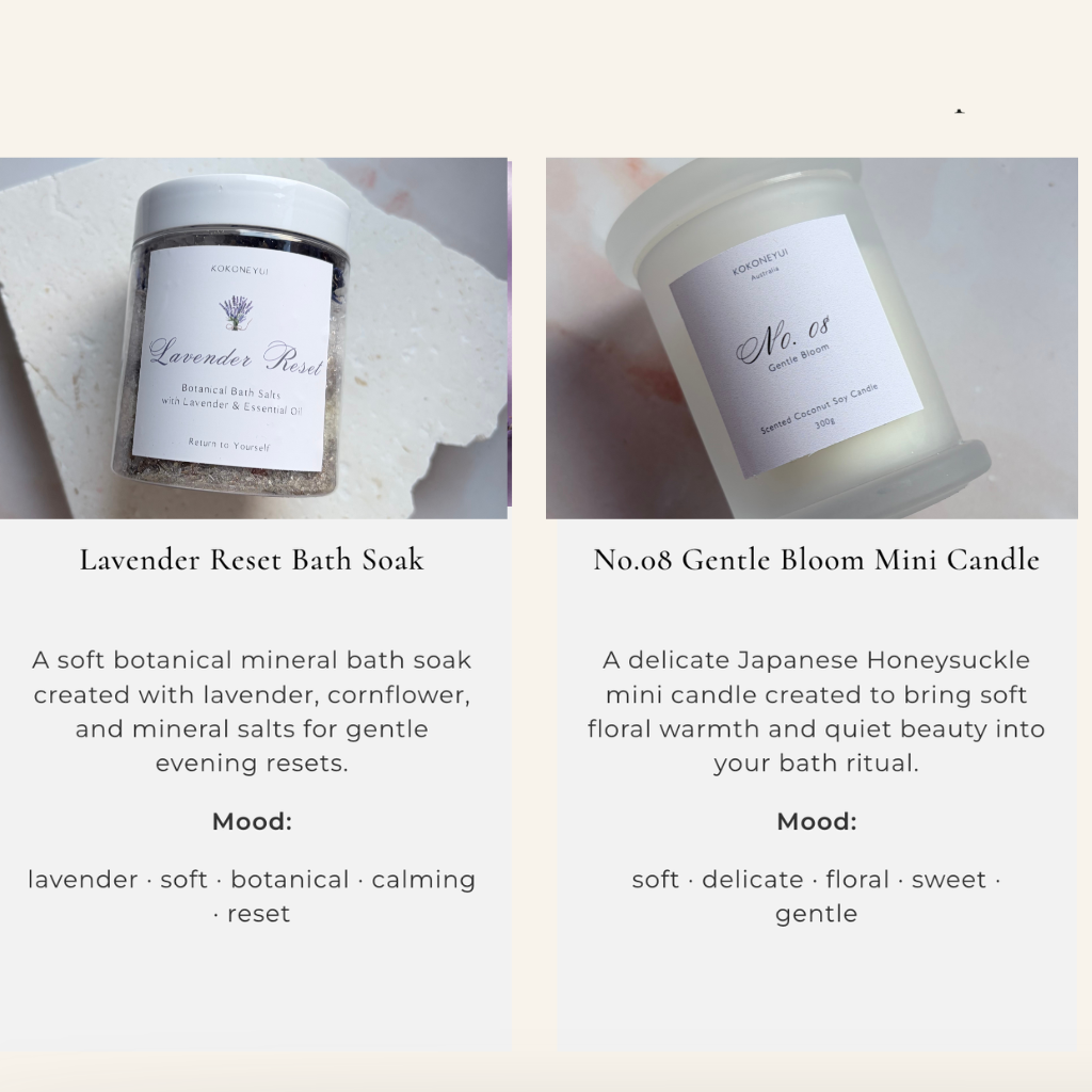 Bath Ritual Box — Soft Bath | Lavender, Honeysuckle & Coastal Gift Set