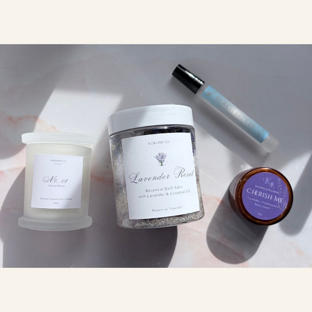 Bath Ritual Box — Soft Bath | Lavender, Honeysuckle & Coastal Gift Set