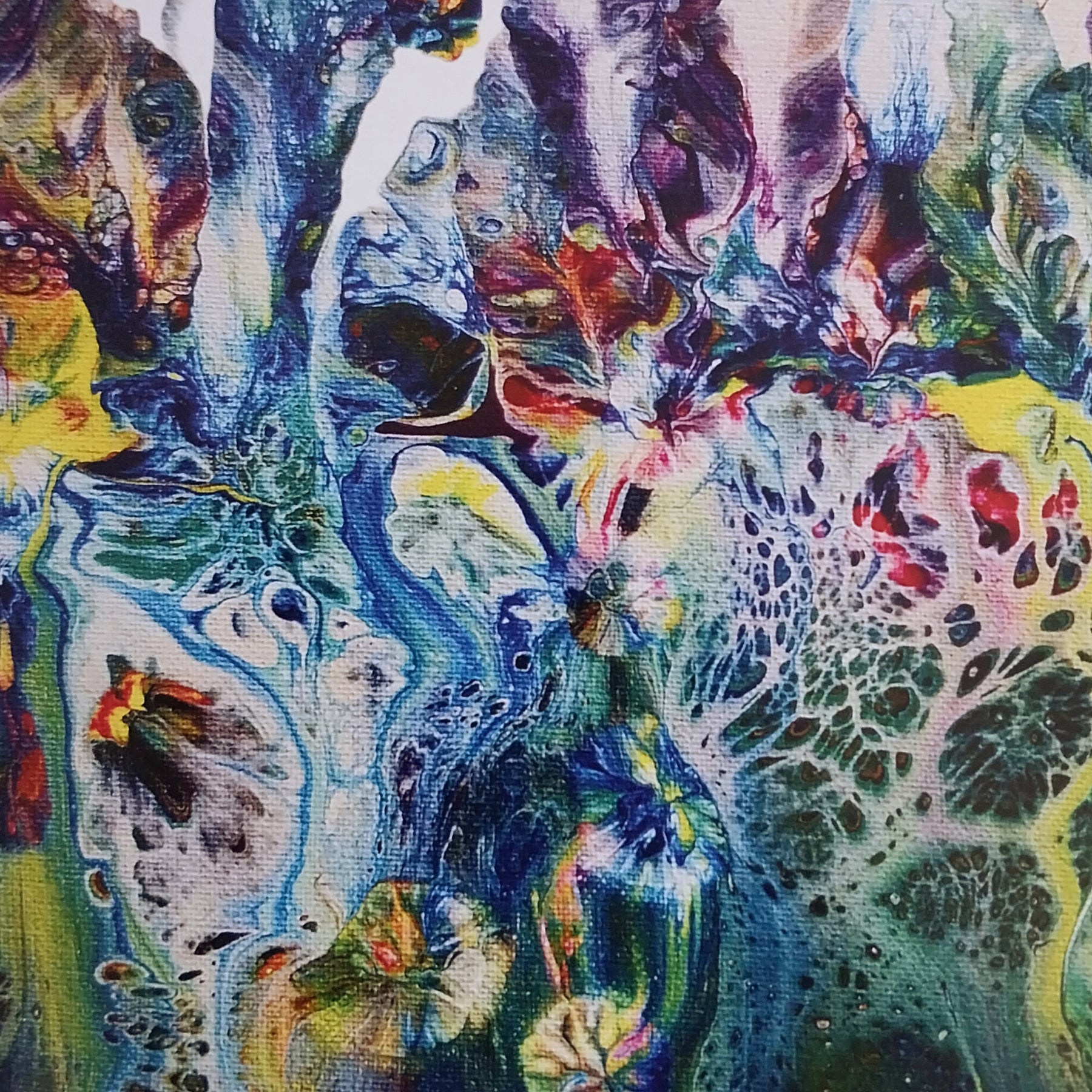 Psychedelica Blank Greeting Card