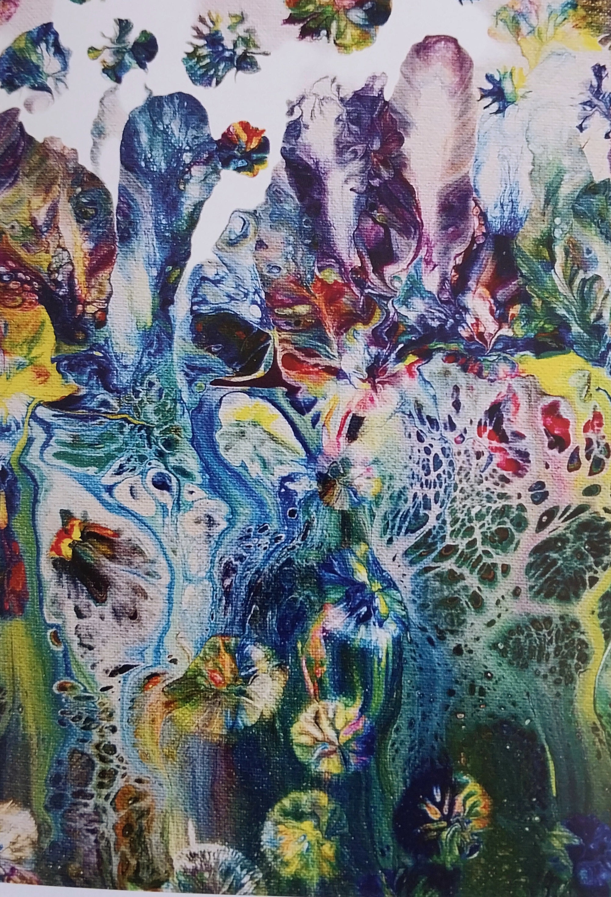 Psychedelica Blank Greeting Card