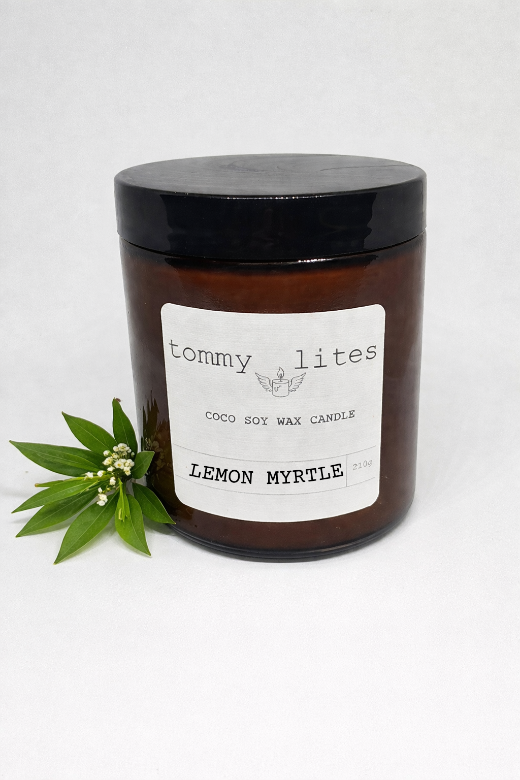Lemon Myrtle Coco Soy wax Candle