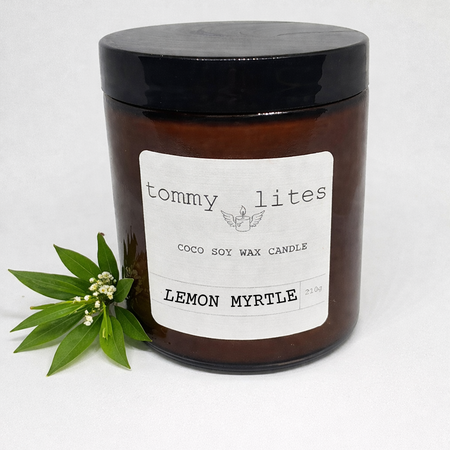Lemon Myrtle Coco Soy wax Candle