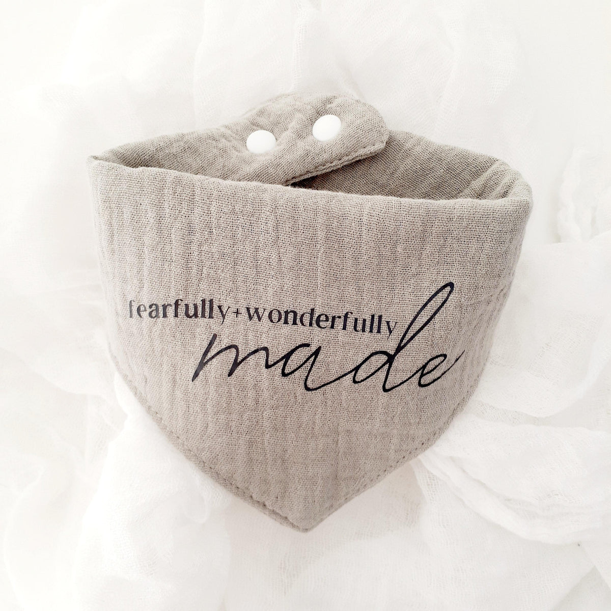Christian Baby Bib, Fearfully and Wonderfully Made