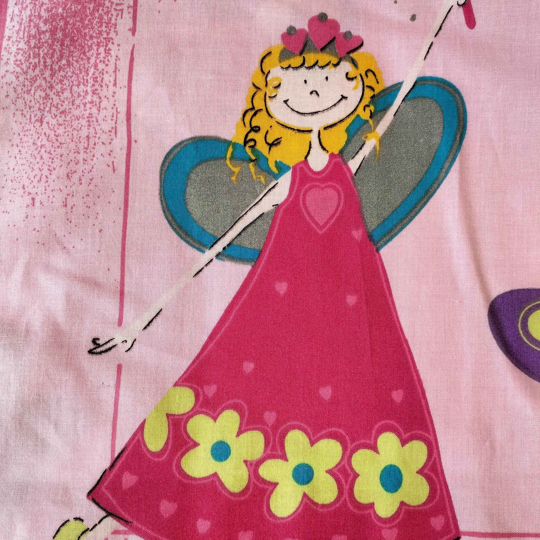 FITTED COT SHEETS - PINK FAIRY