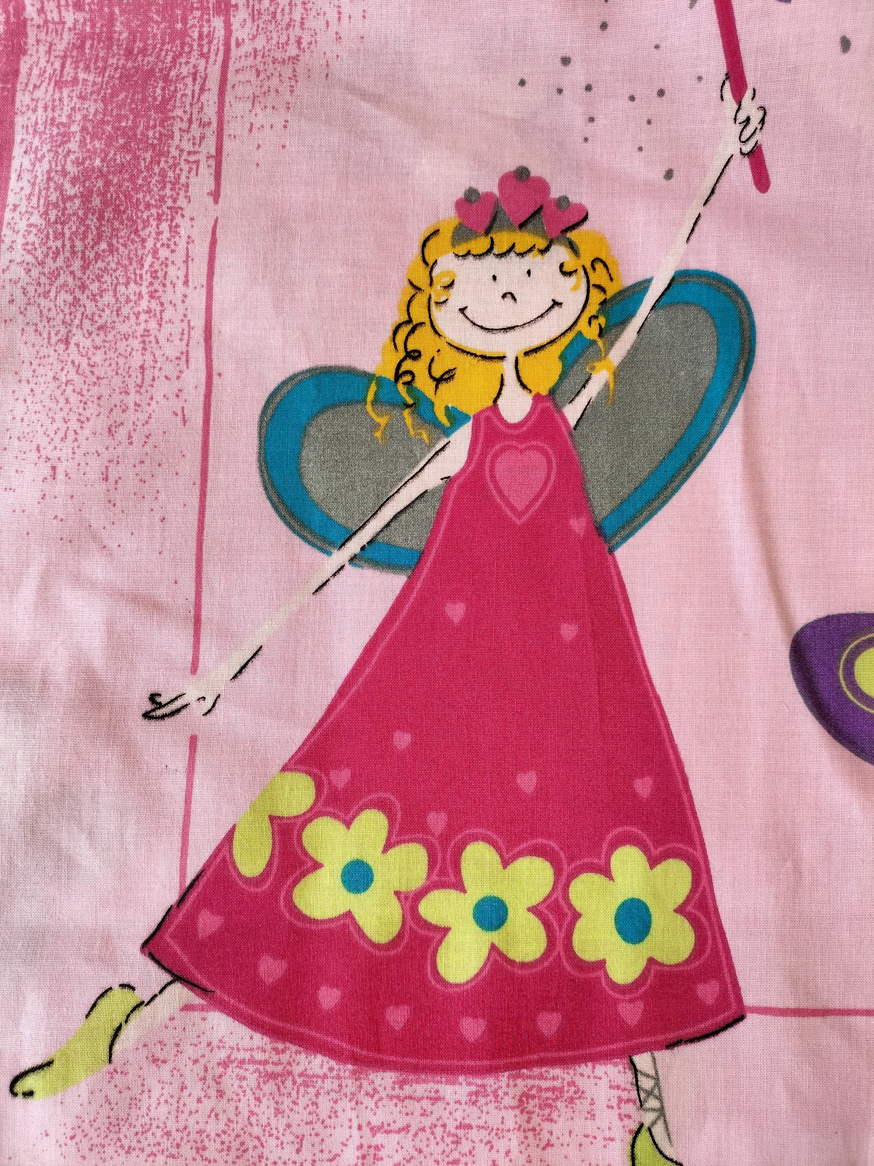 FITTED COT SHEETS - PINK FAIRY