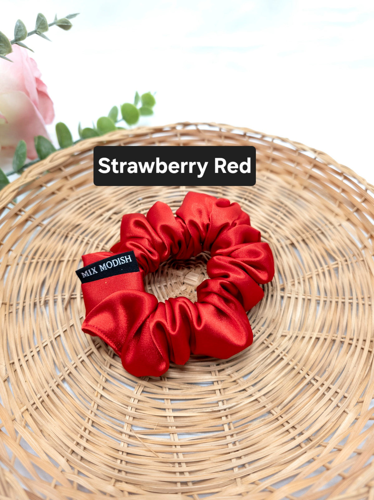 Regular Satin Scrunchies, Handmade Hair Ties, Ponytail Bands