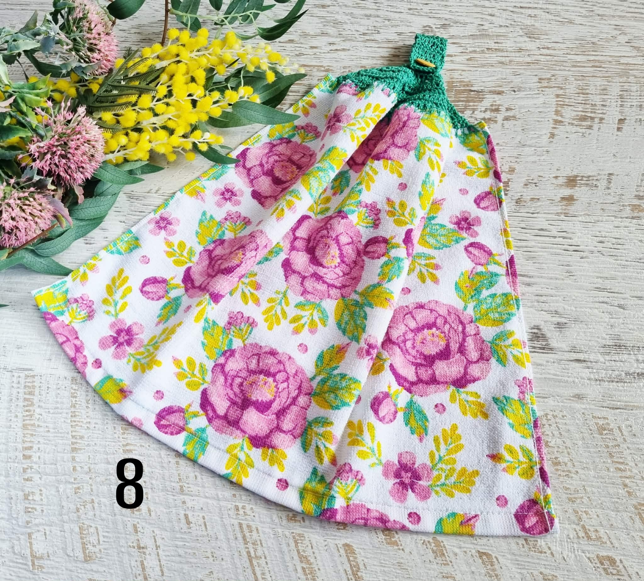 Kitchen Hand Towel | Hanging | Cotton | SINGLE LAYER | 9 Styles - 1-9