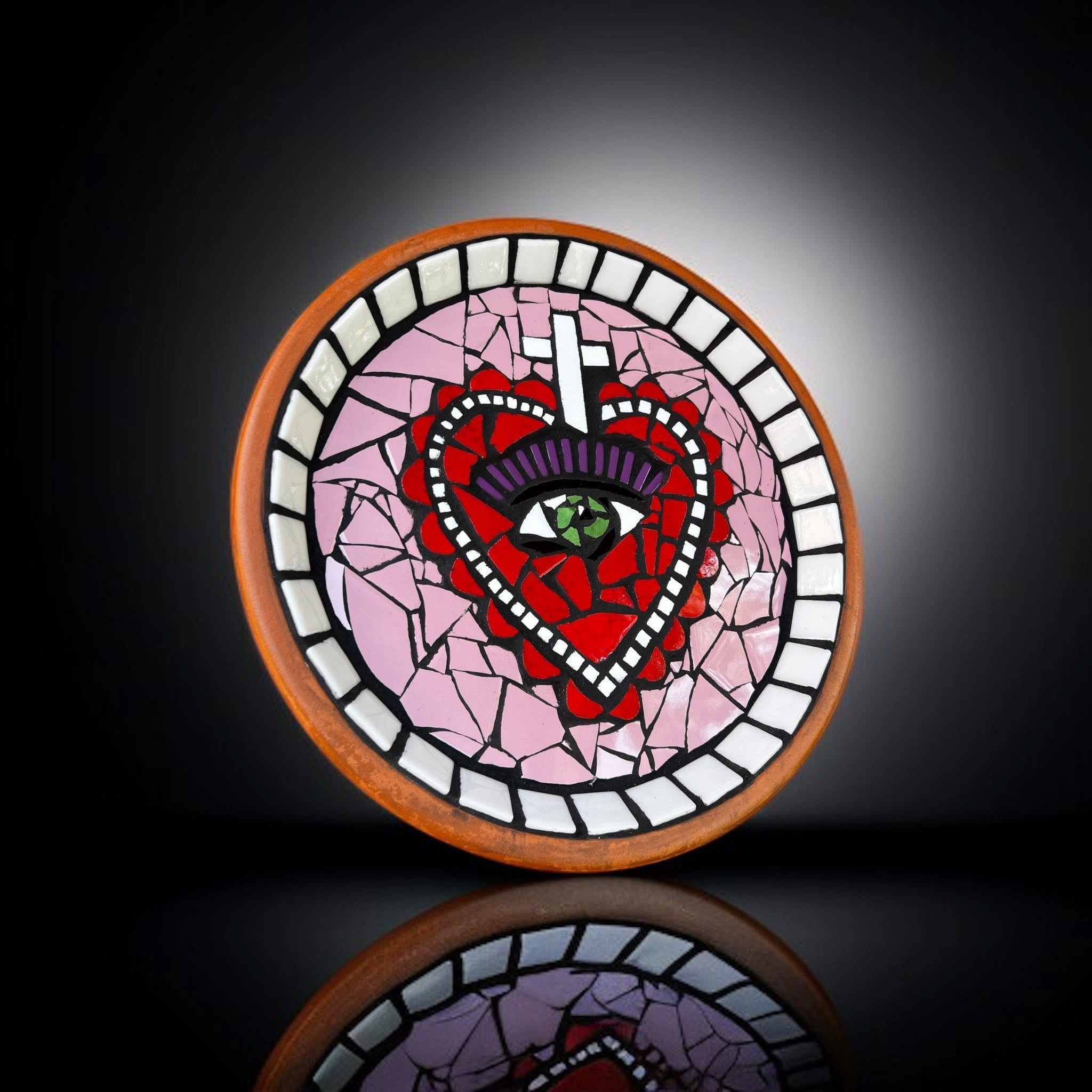 Mosaic Birdbath.