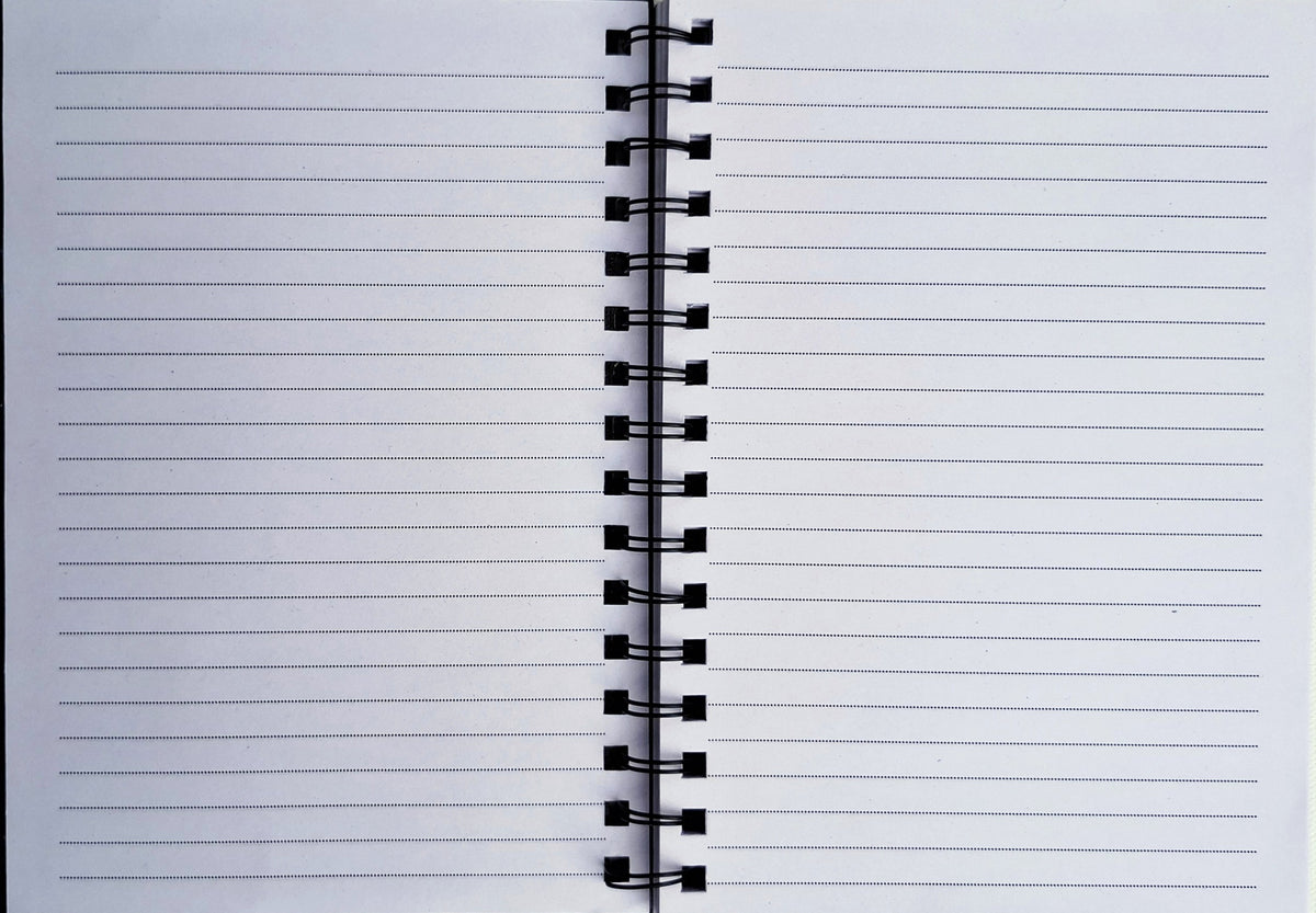 Hand Decorated A5 Notebook - Design 2