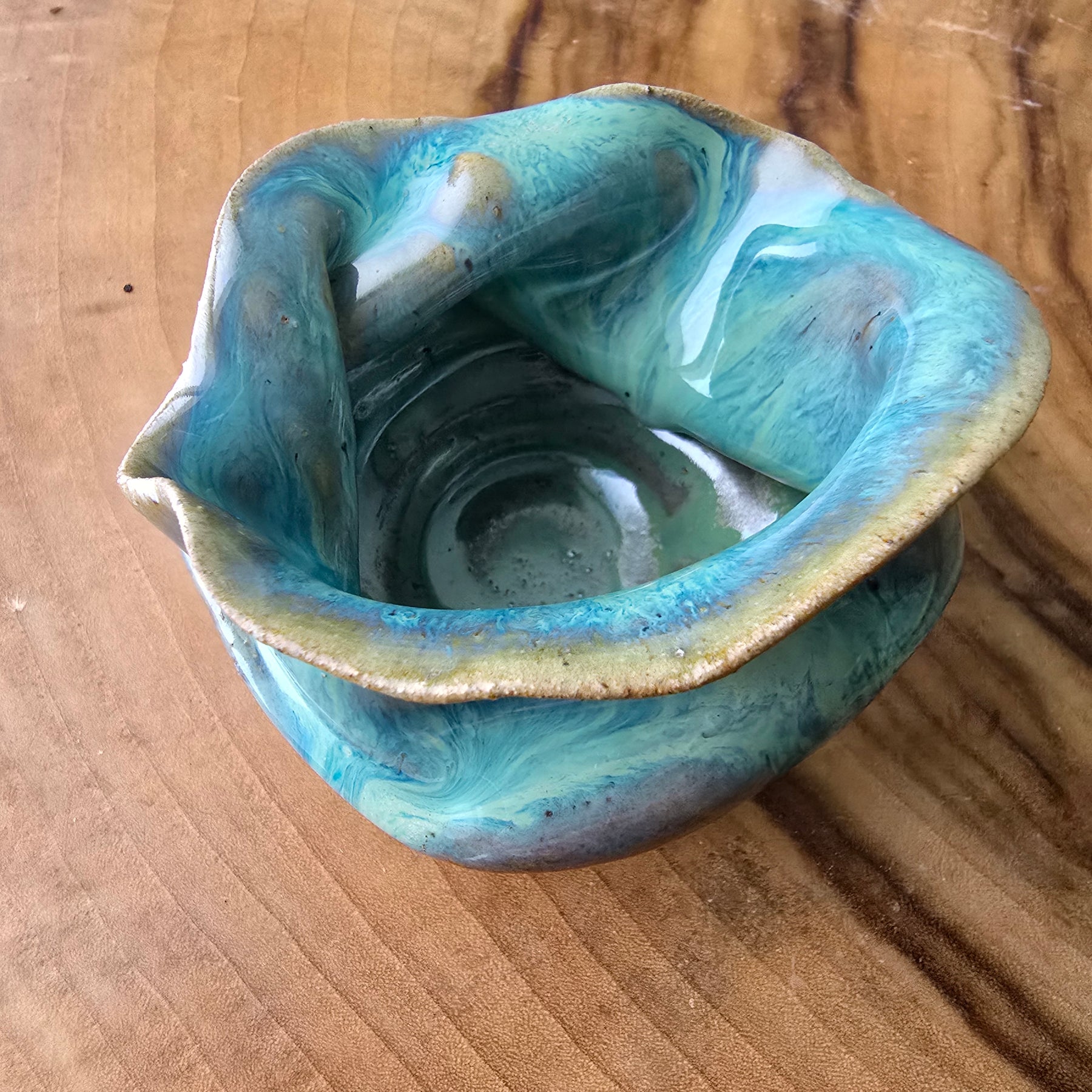 Folded small pot