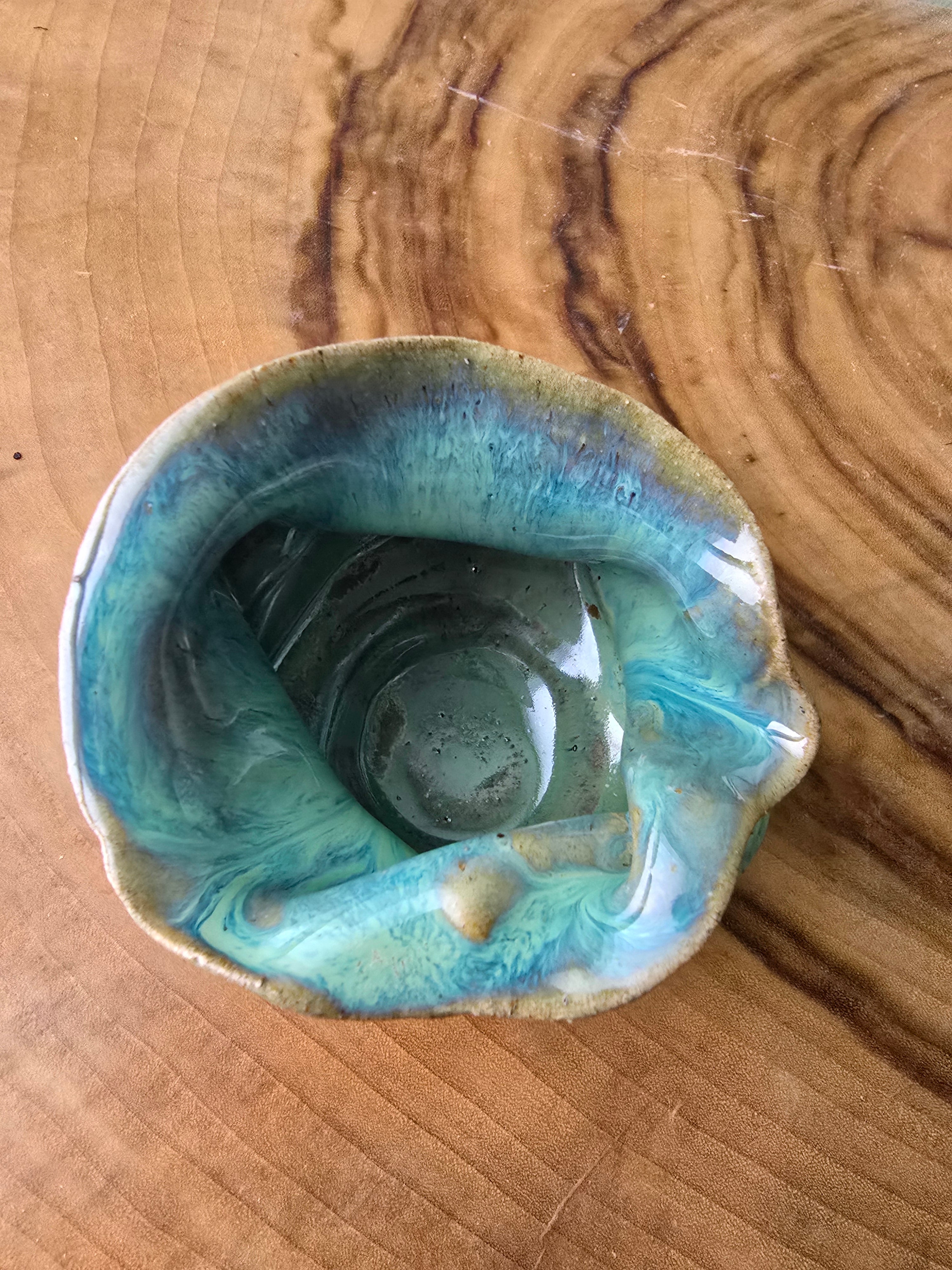 Folded small pot