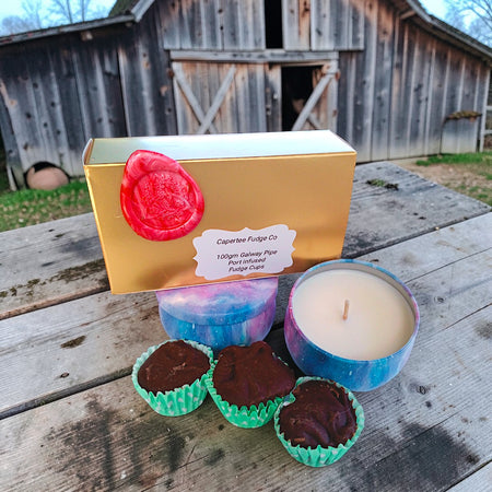 100gm Galway Pipe Port Fudge & Coffee Candle