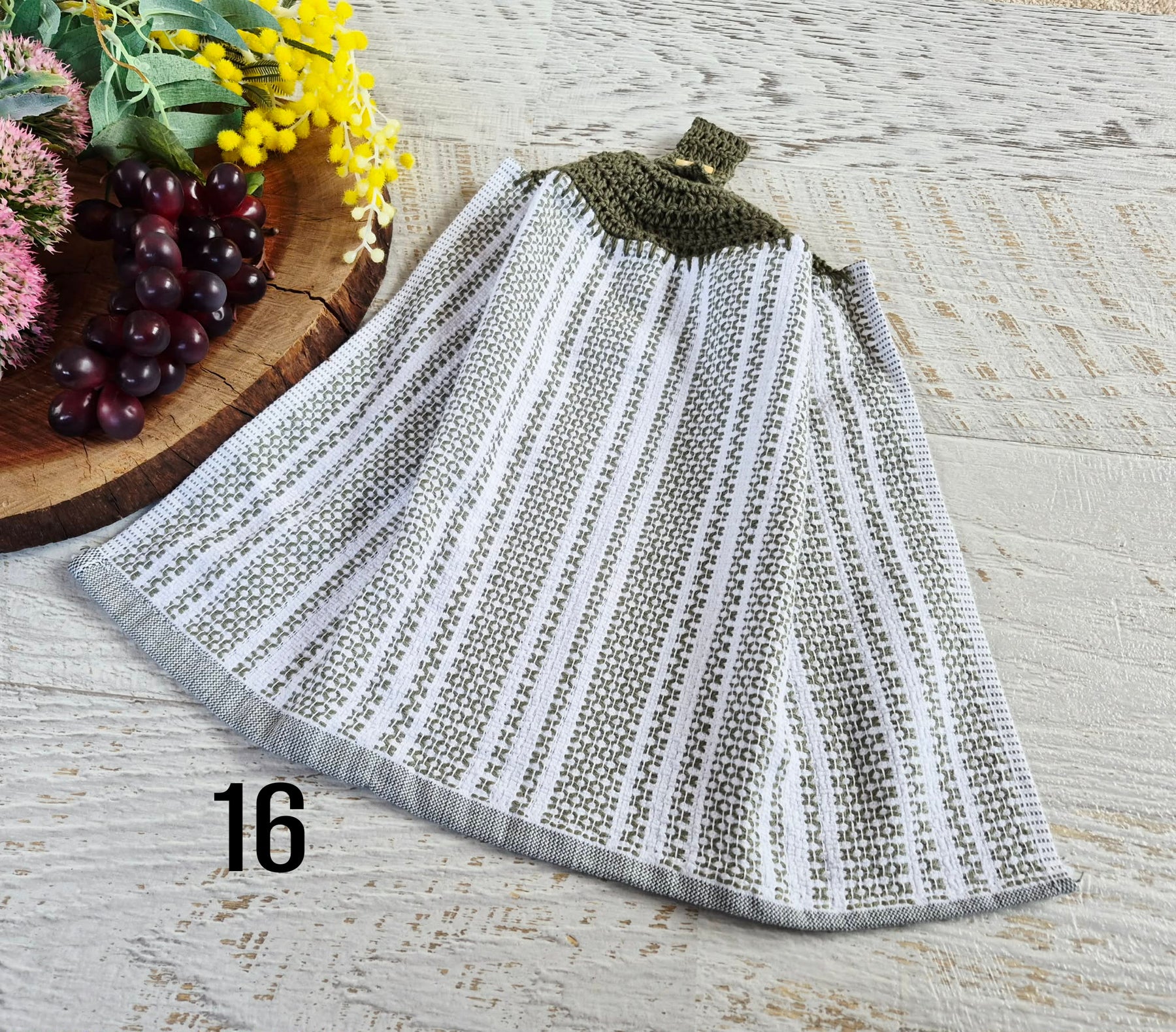 Kitchen Hand Towel | Hanging | Cotton | SINGLE LAYER | 9 Styles - 10-18