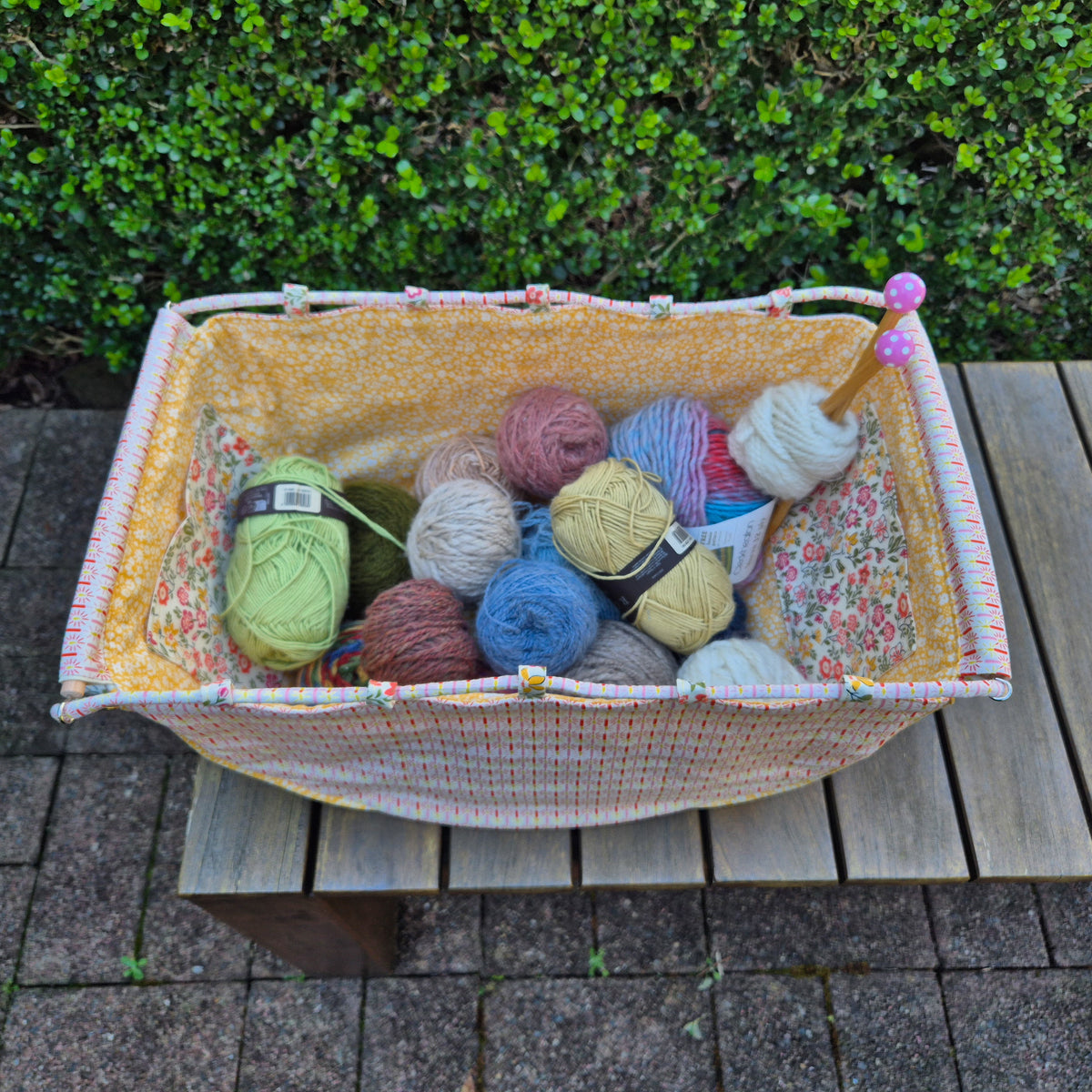 Large Knitting Project Bag – Convertible Tote