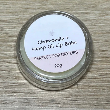 Handmade 2 x Chamomile & Hemp Oil Lip Balm 20g