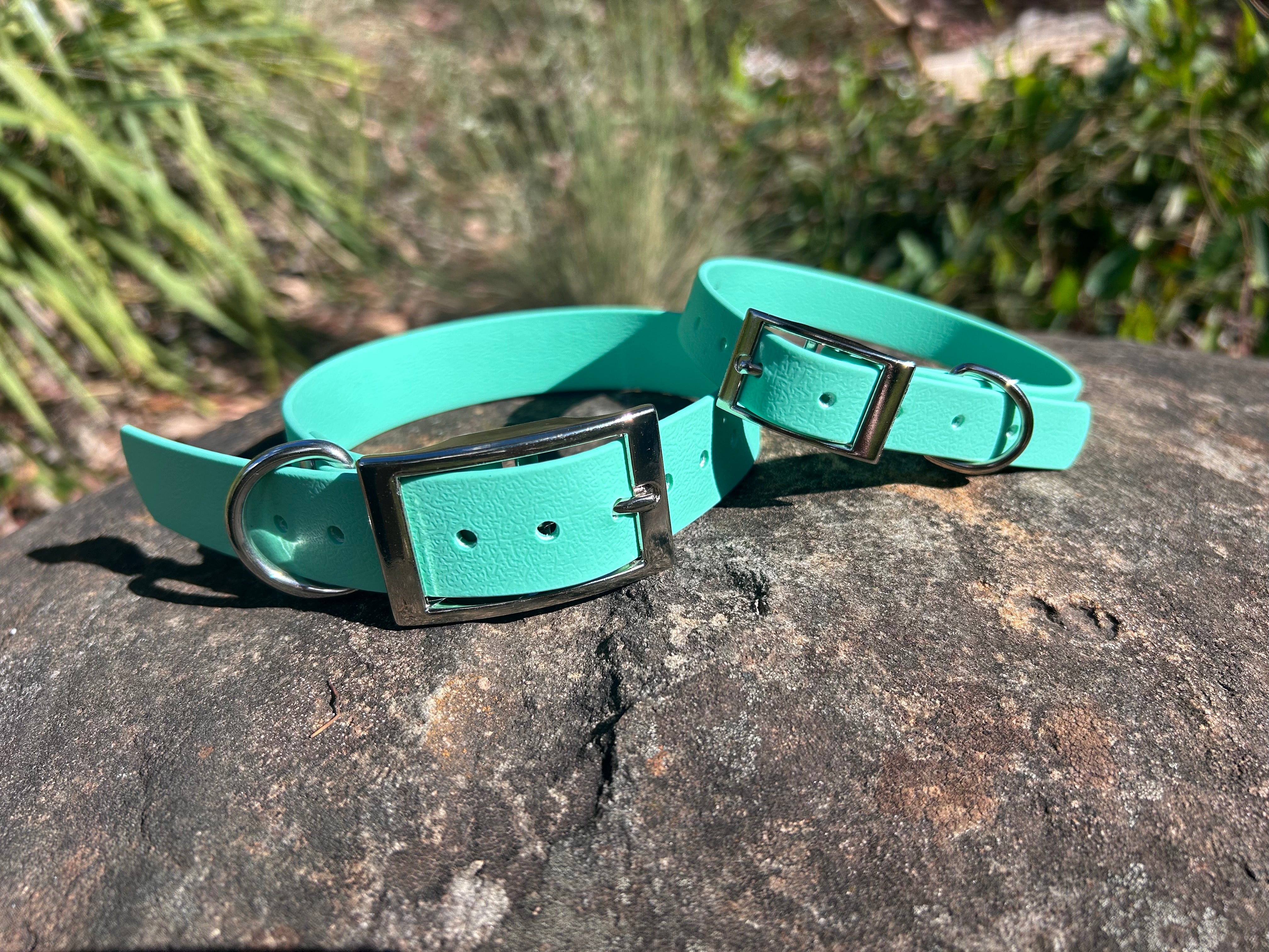 DOG PET COLLAR WATERPROOF BRIGHT STRONG