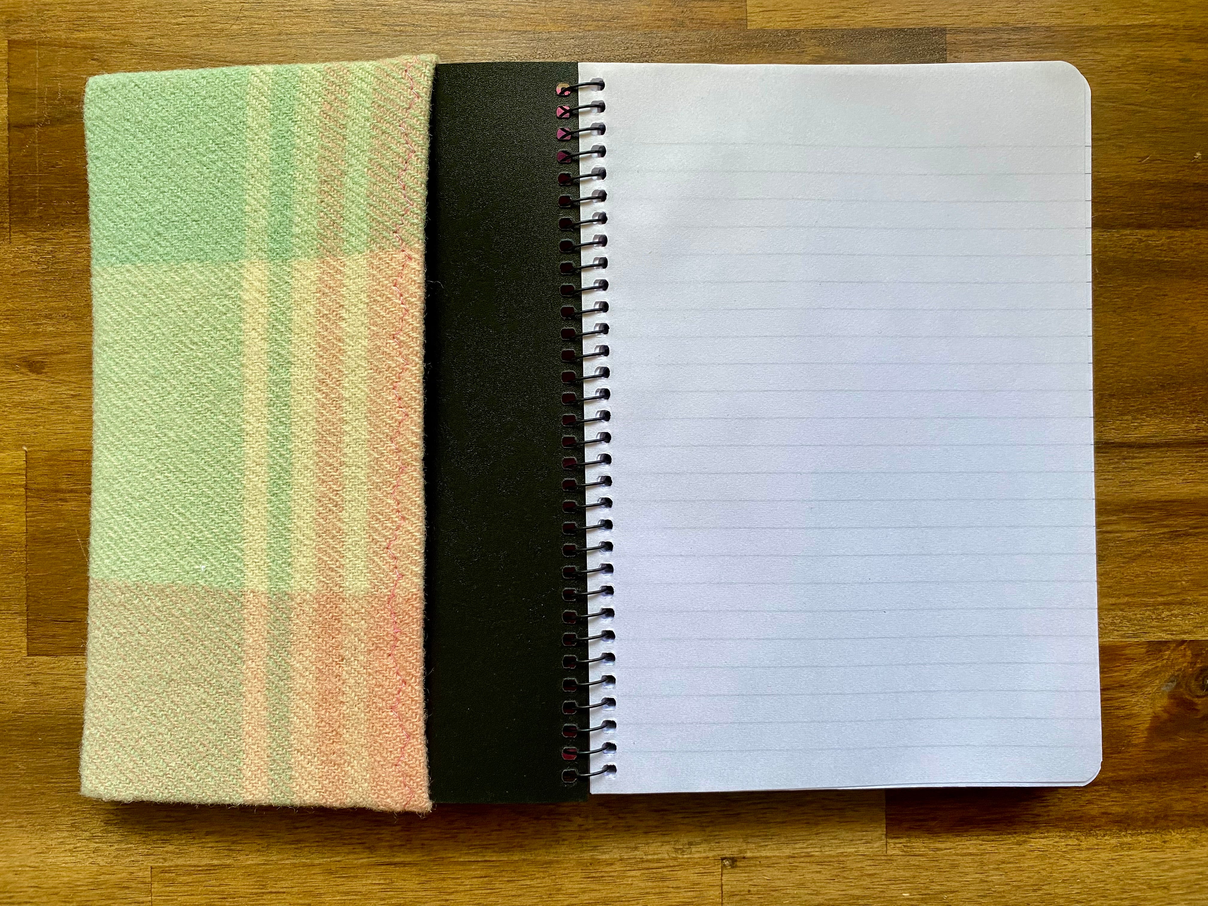 A5 Upcycled Notebook Vintage Caravan - Multi