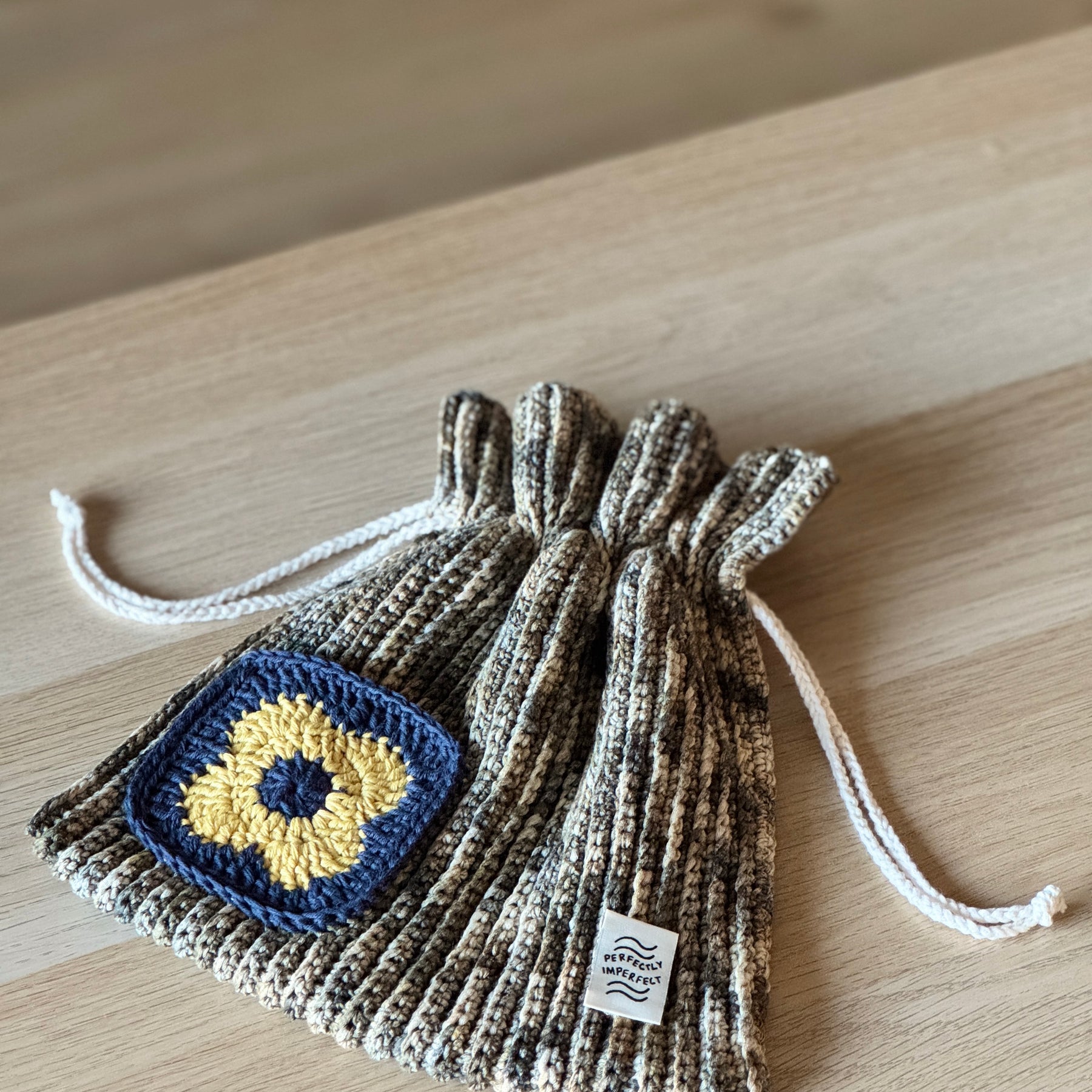 Drawstring Bag | Not Your Regular Drawstring Bag | Handmade Crochet Pouch