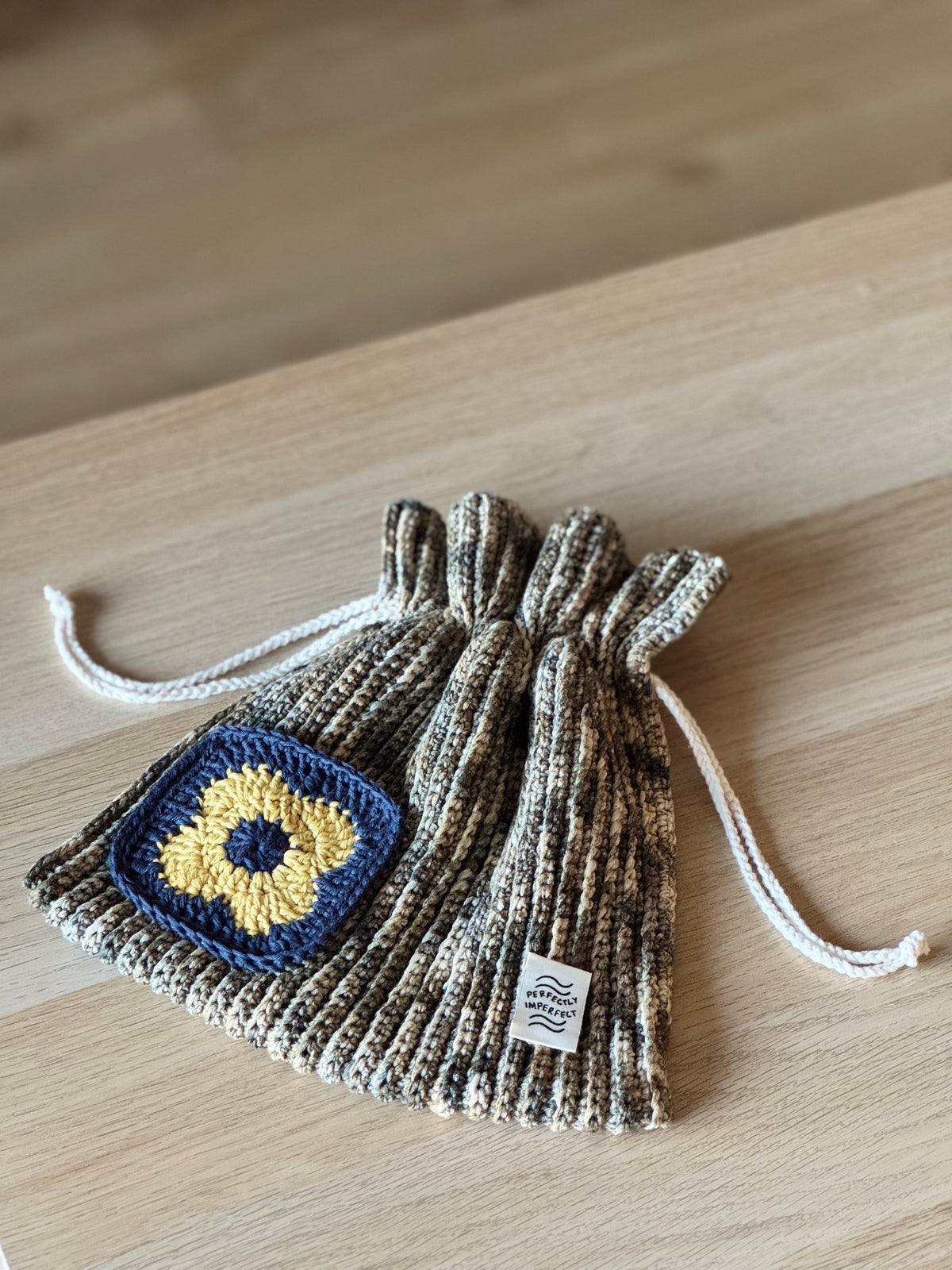 Drawstring Bag | Not Your Regular Drawstring Bag | Handmade Crochet Pouch