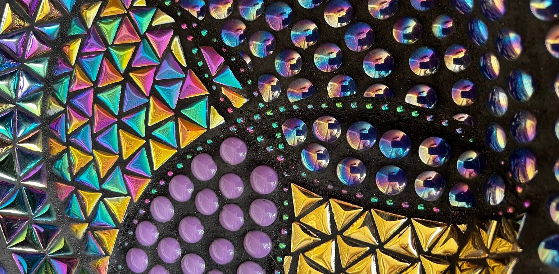 Mosaic Bee Baths.