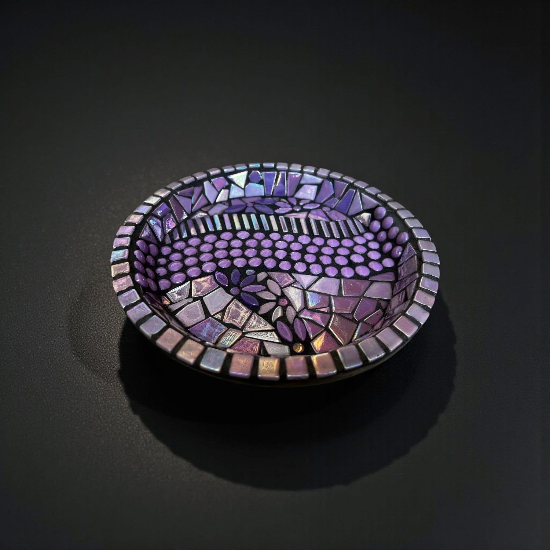 Mosaic Bee Baths.