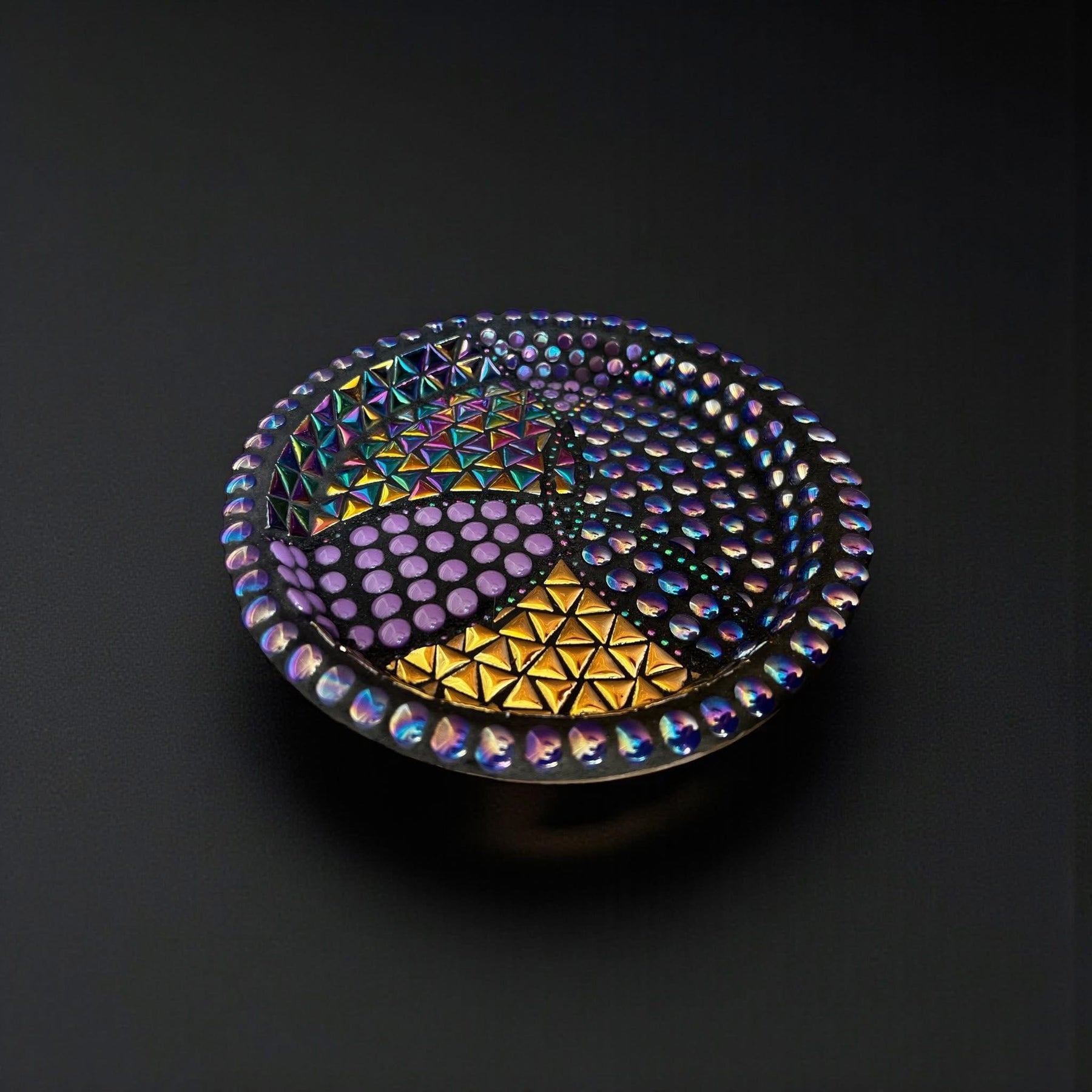 Mosaic Bee Baths.