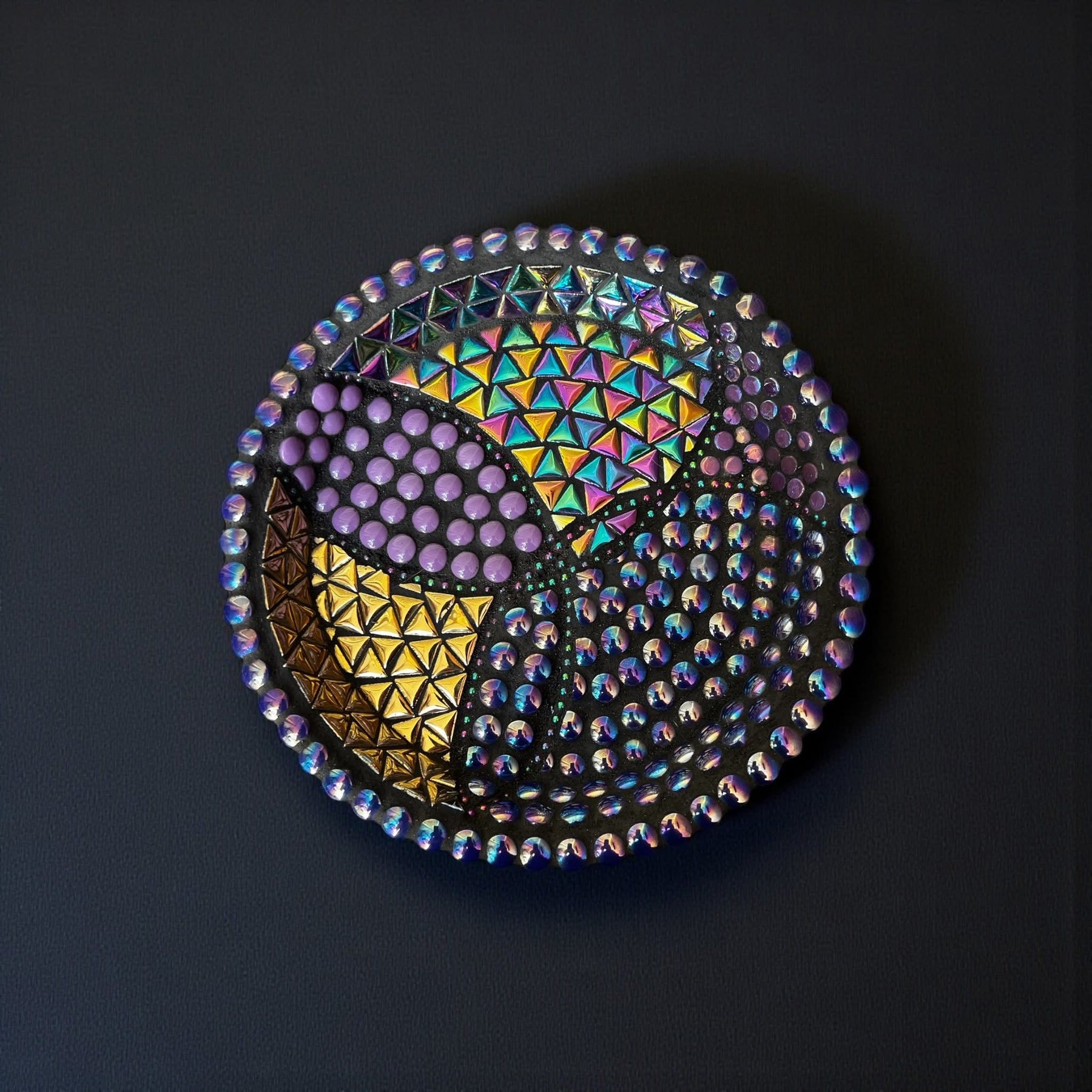 Mosaic Bee Baths.