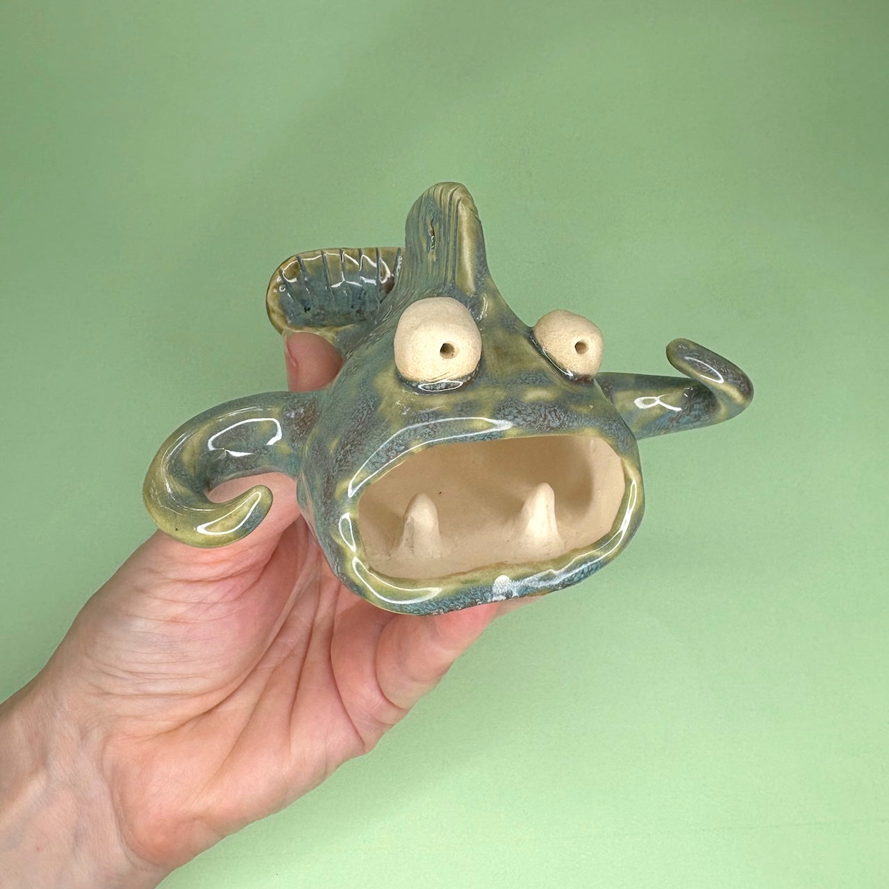 Air plant monster hanging holder